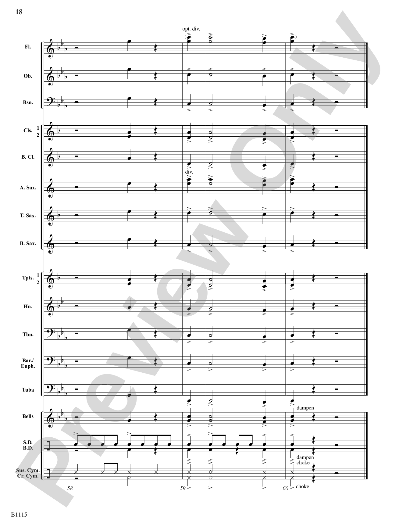 Zip Drive: Concert Band Conductor Score & Parts