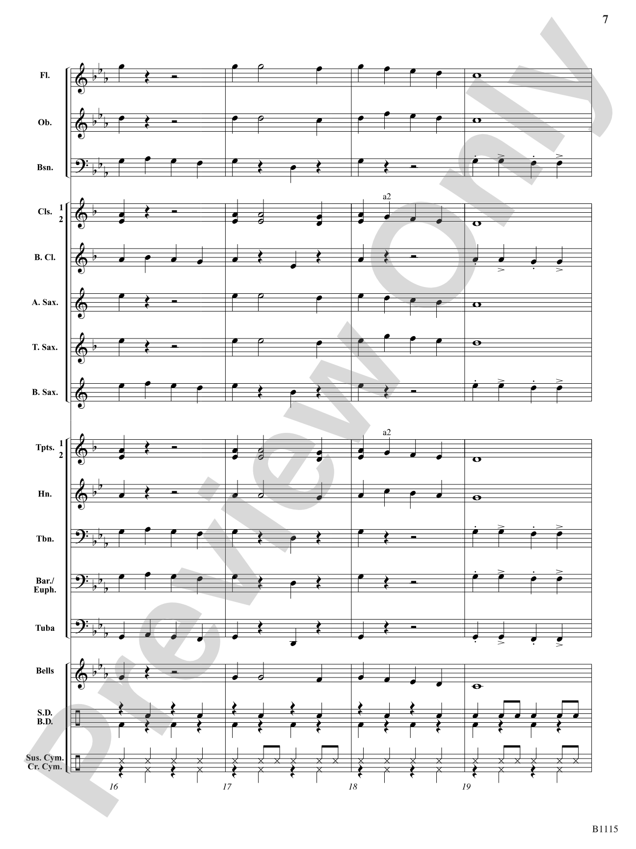 Zip Drive: Concert Band Conductor Score & Parts