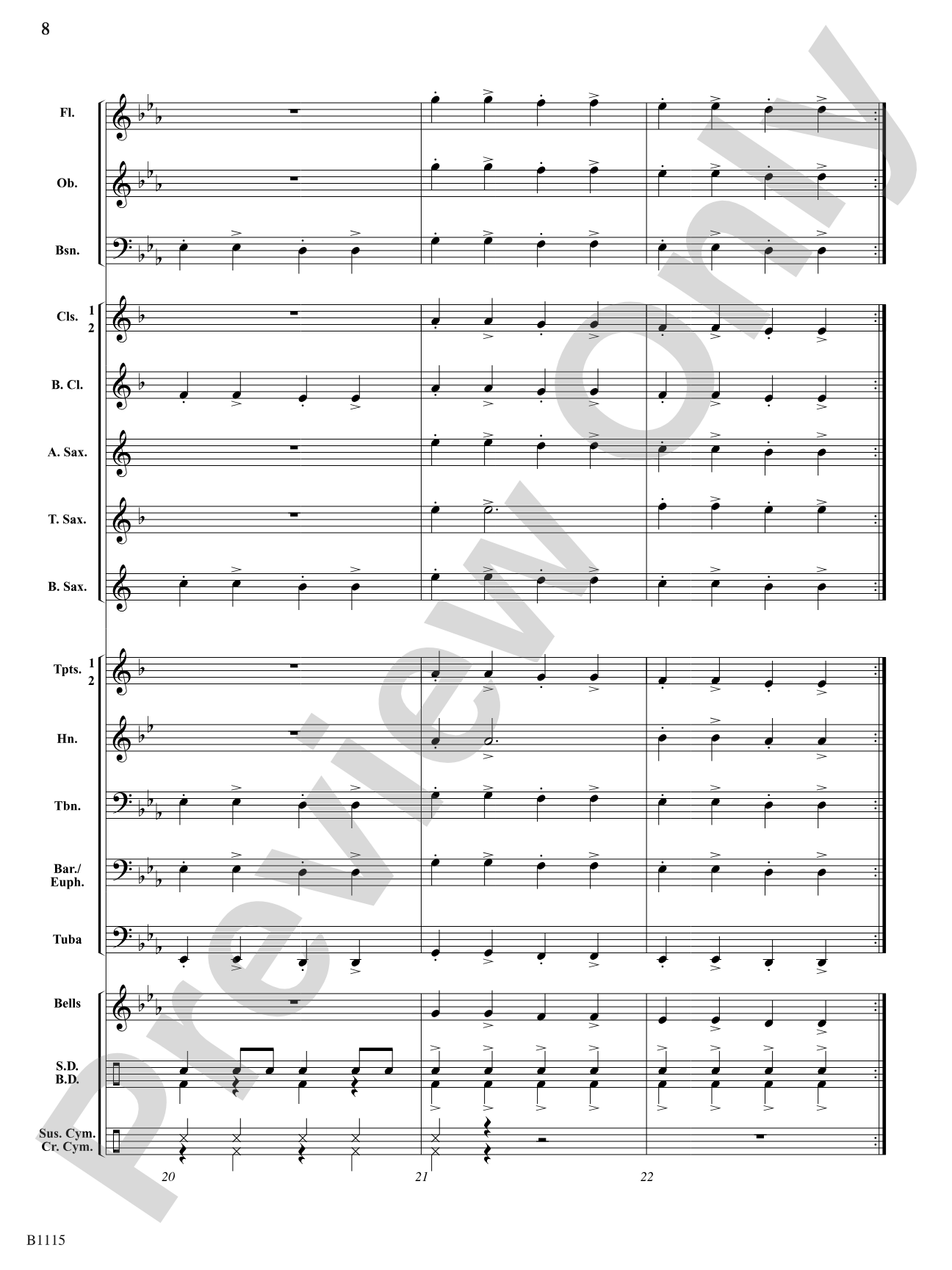 Zip Drive: Concert Band Conductor Score & Parts