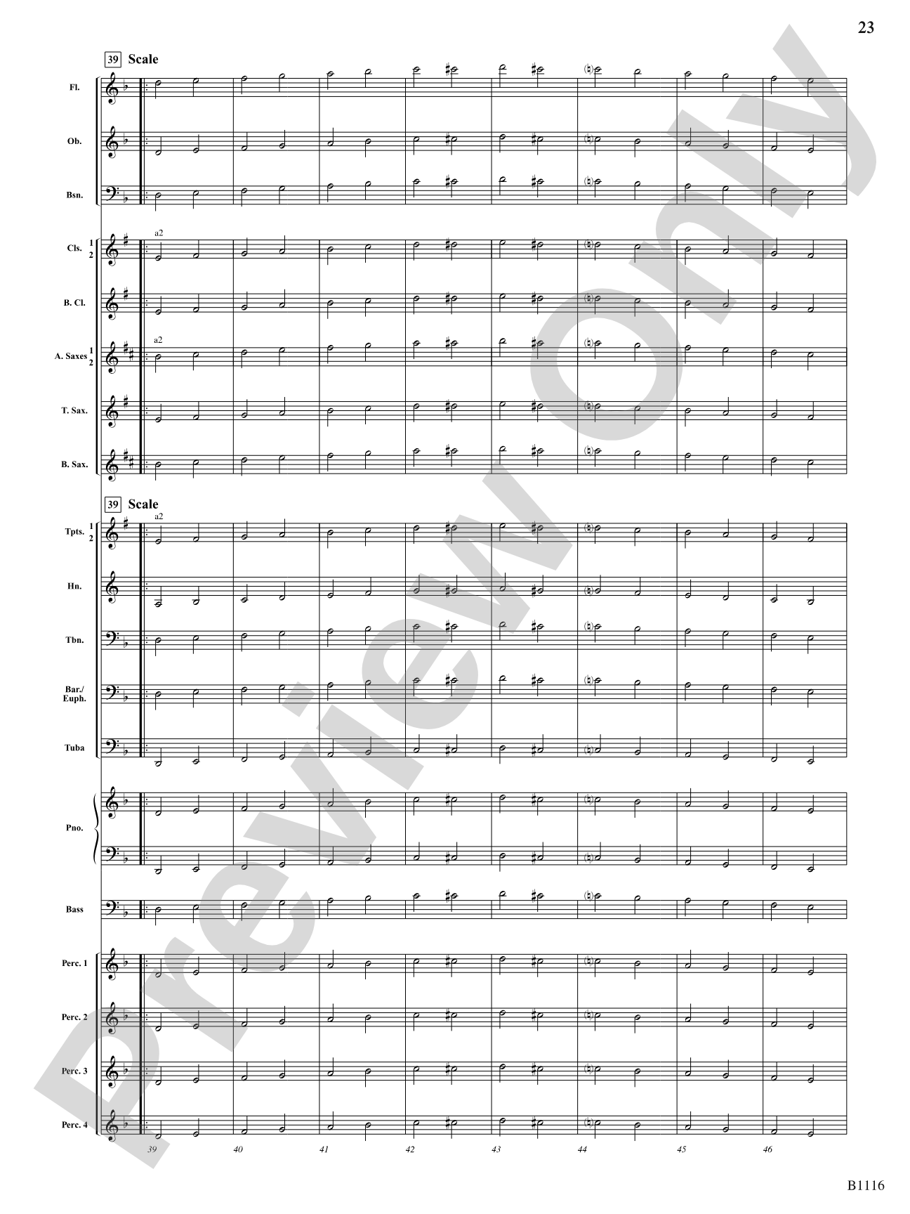 Reflaxão e dança (Reflection and Dance): Concert Band Conductor Score & Parts