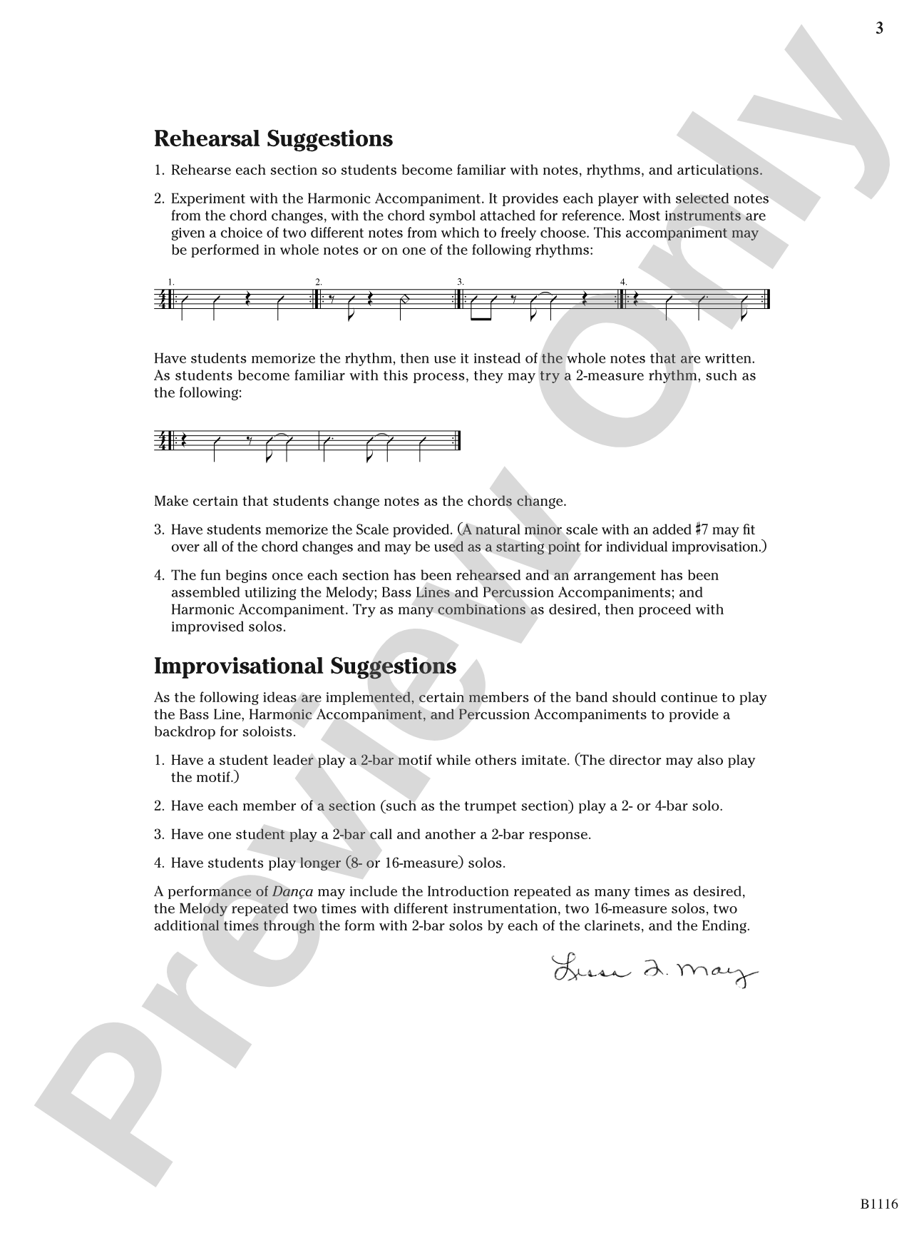 Reflaxão e dança (Reflection and Dance): Concert Band Conductor Score & Parts