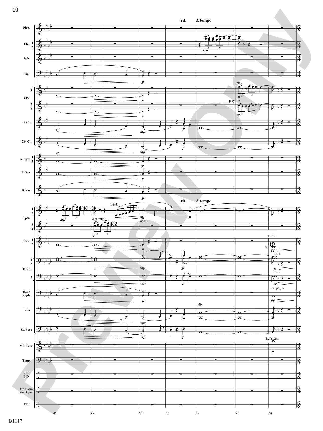 Where Valor Proudly Sleeps: Concert Band Conductor Score & Parts