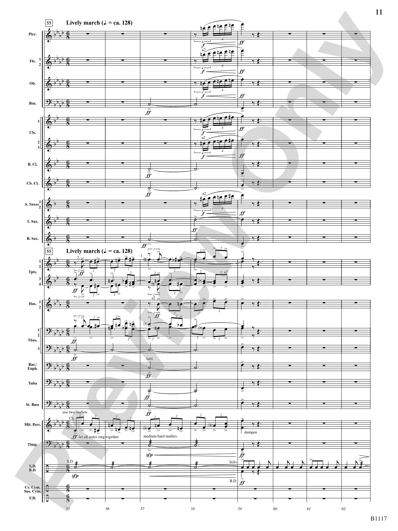 Where Valor Proudly Sleeps: Concert Band Conductor Score & Parts