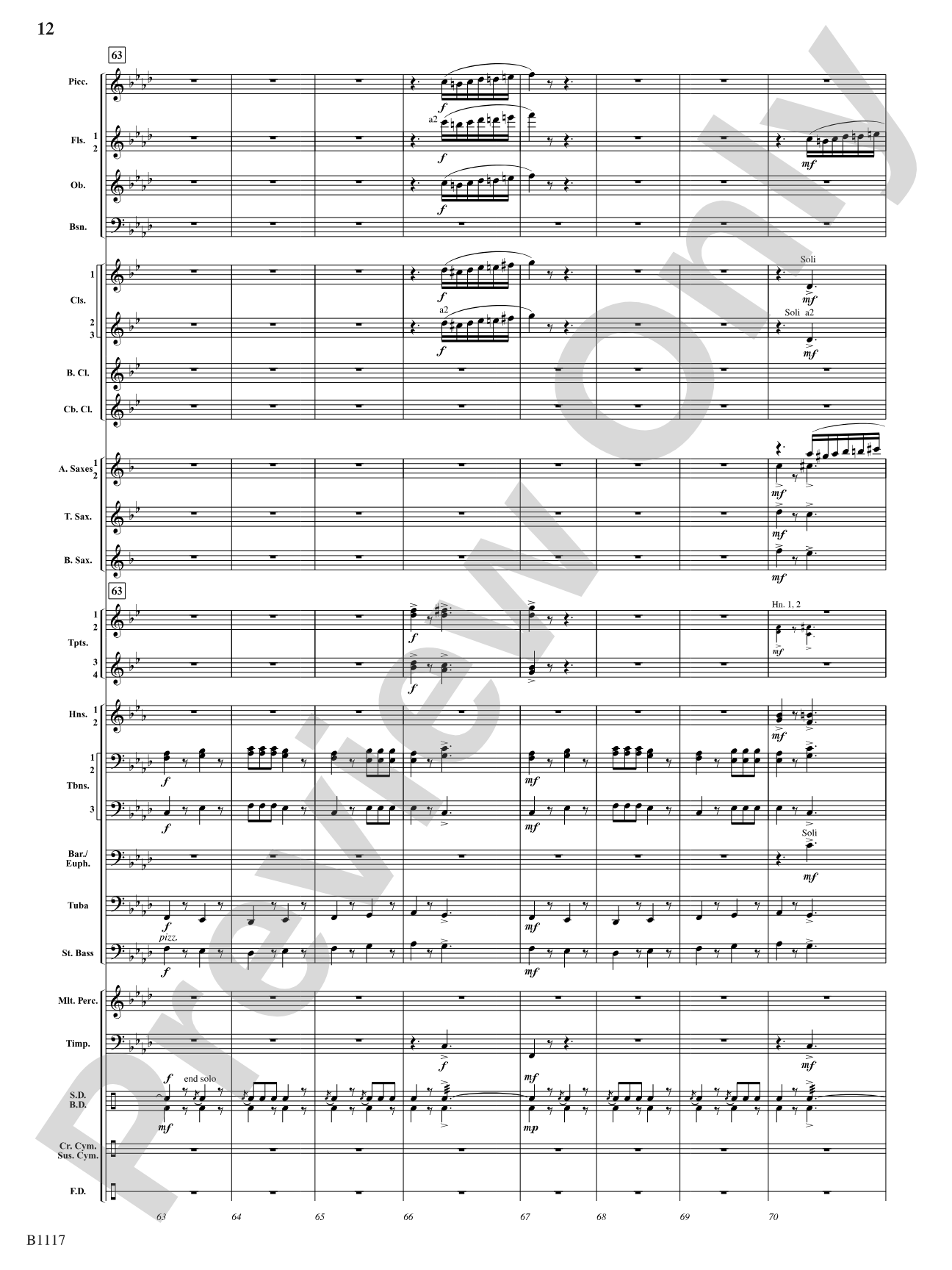 Where Valor Proudly Sleeps: Concert Band Conductor Score & Parts