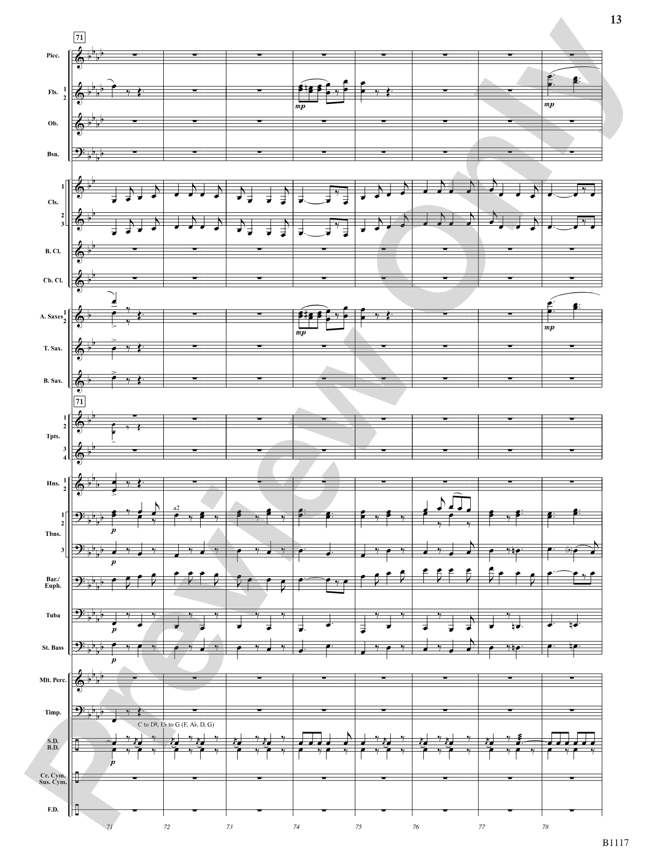 Where Valor Proudly Sleeps: Concert Band Conductor Score & Parts