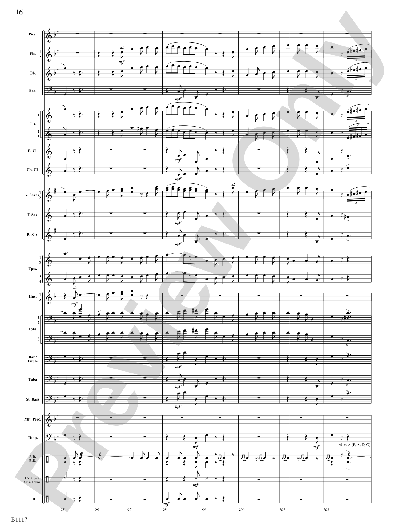 Where Valor Proudly Sleeps: Concert Band Conductor Score & Parts
