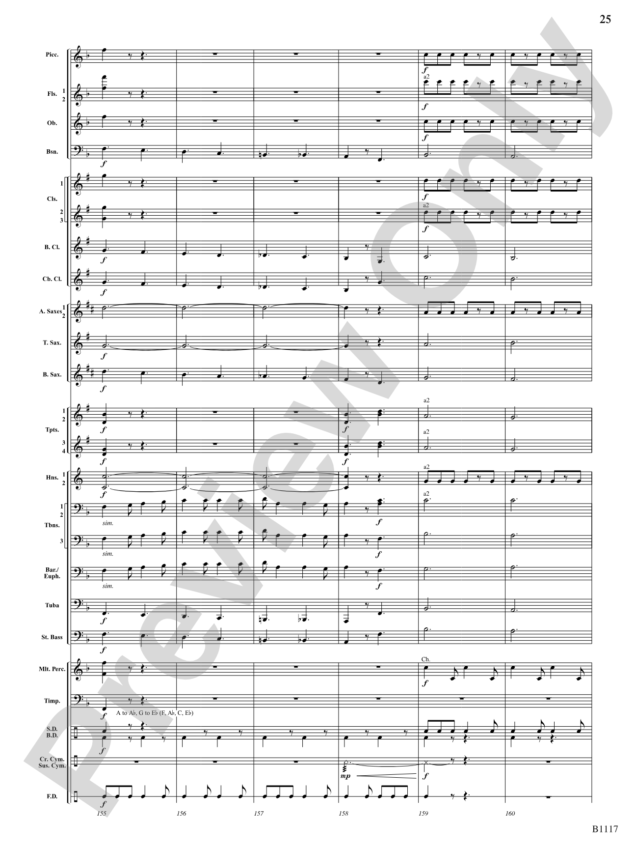 Where Valor Proudly Sleeps: Concert Band Conductor Score & Parts