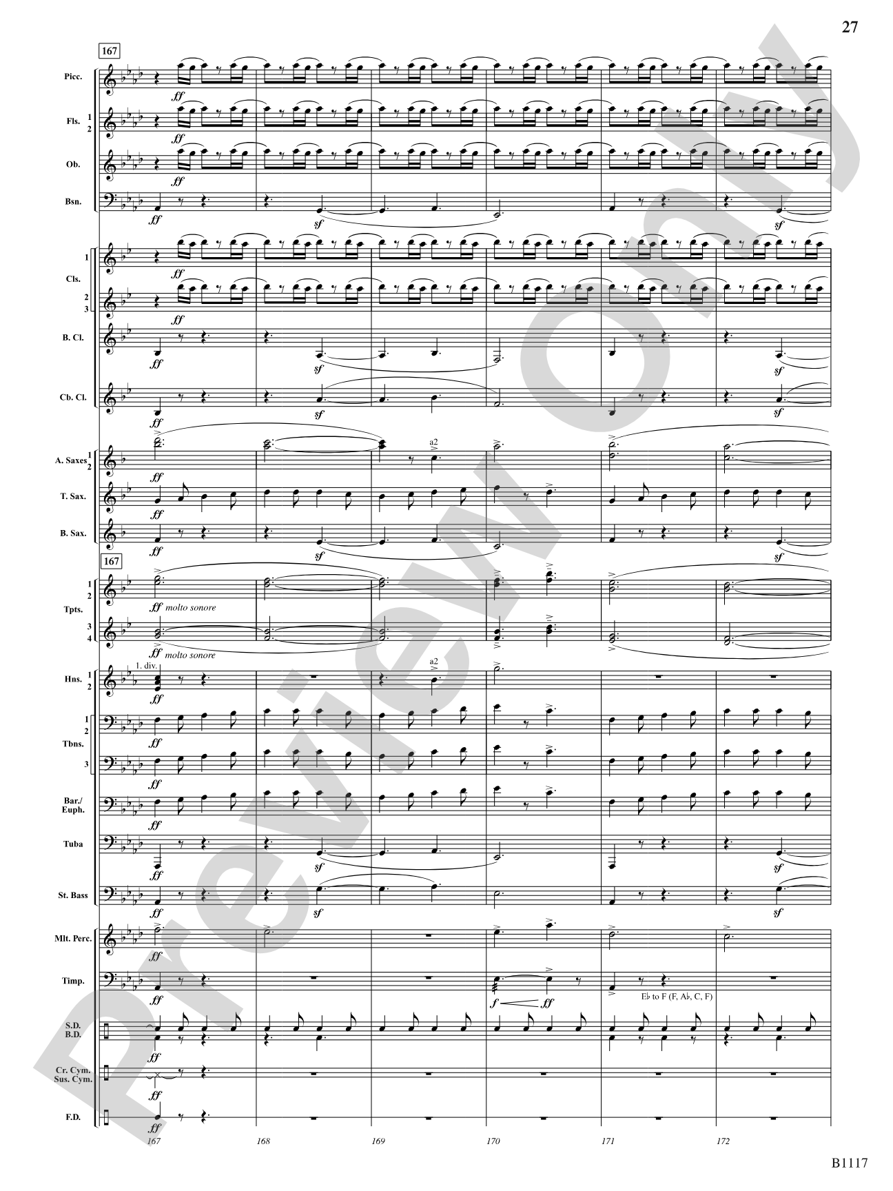 Where Valor Proudly Sleeps: Concert Band Conductor Score & Parts