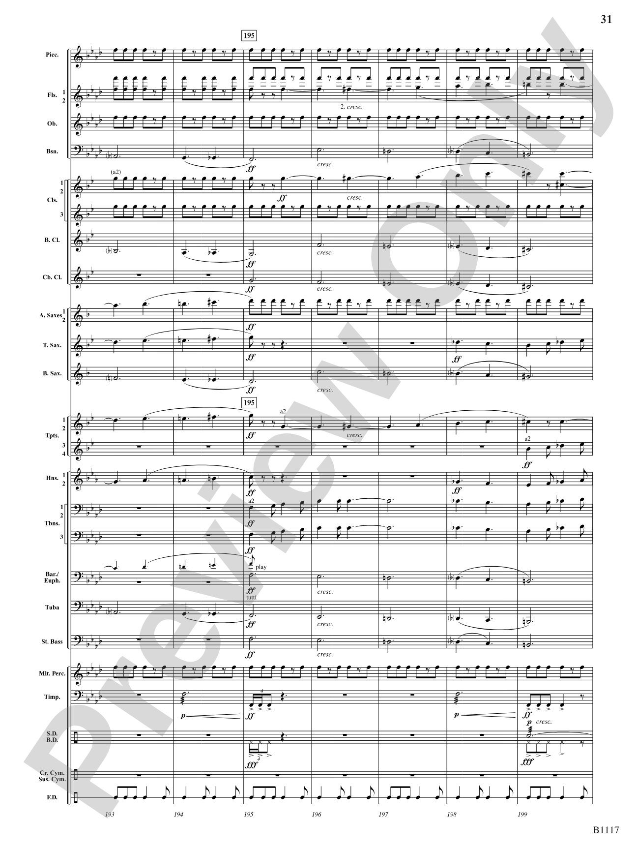Where Valor Proudly Sleeps: Concert Band Conductor Score & Parts