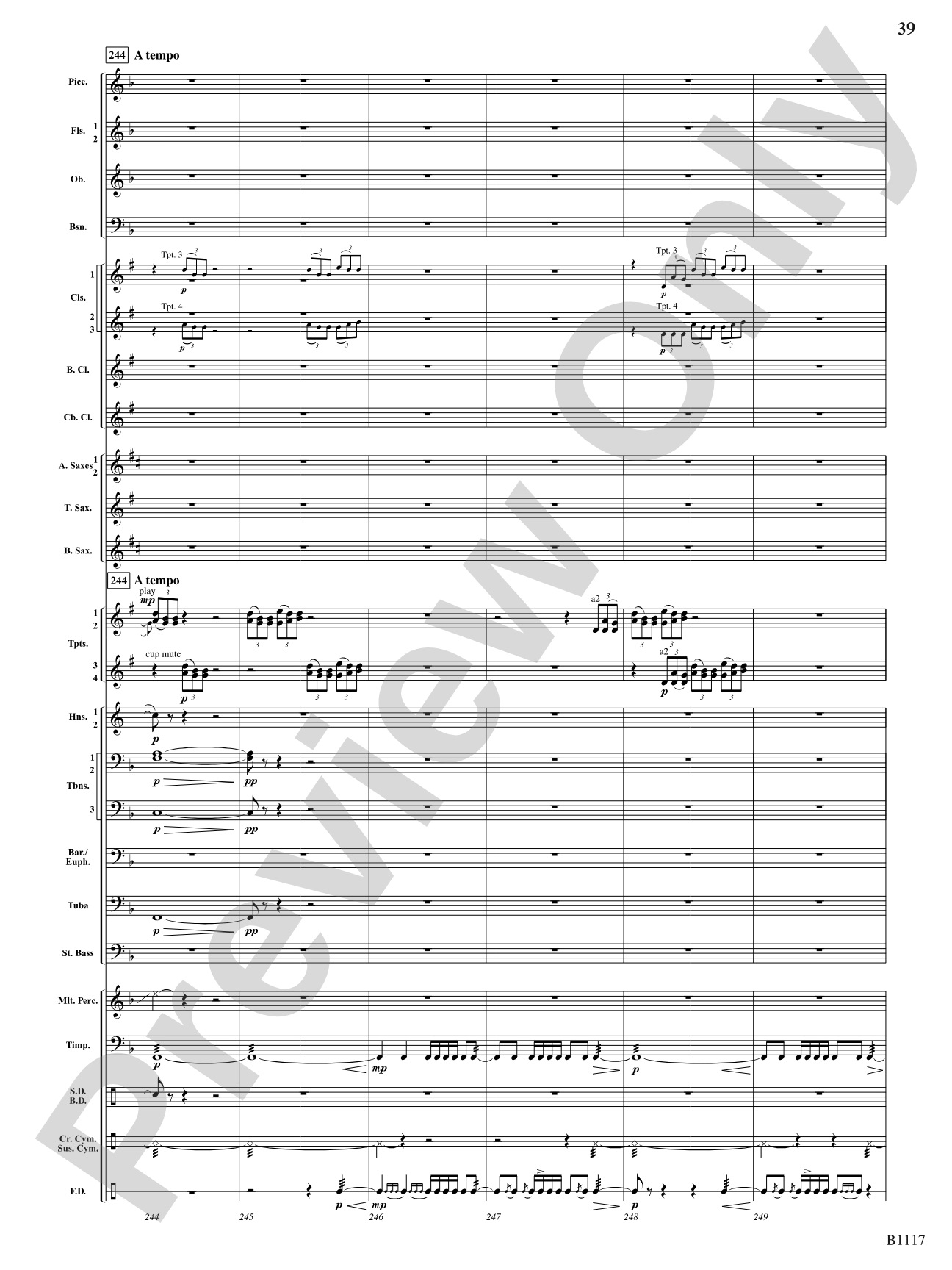 Where Valor Proudly Sleeps: Concert Band Conductor Score & Parts