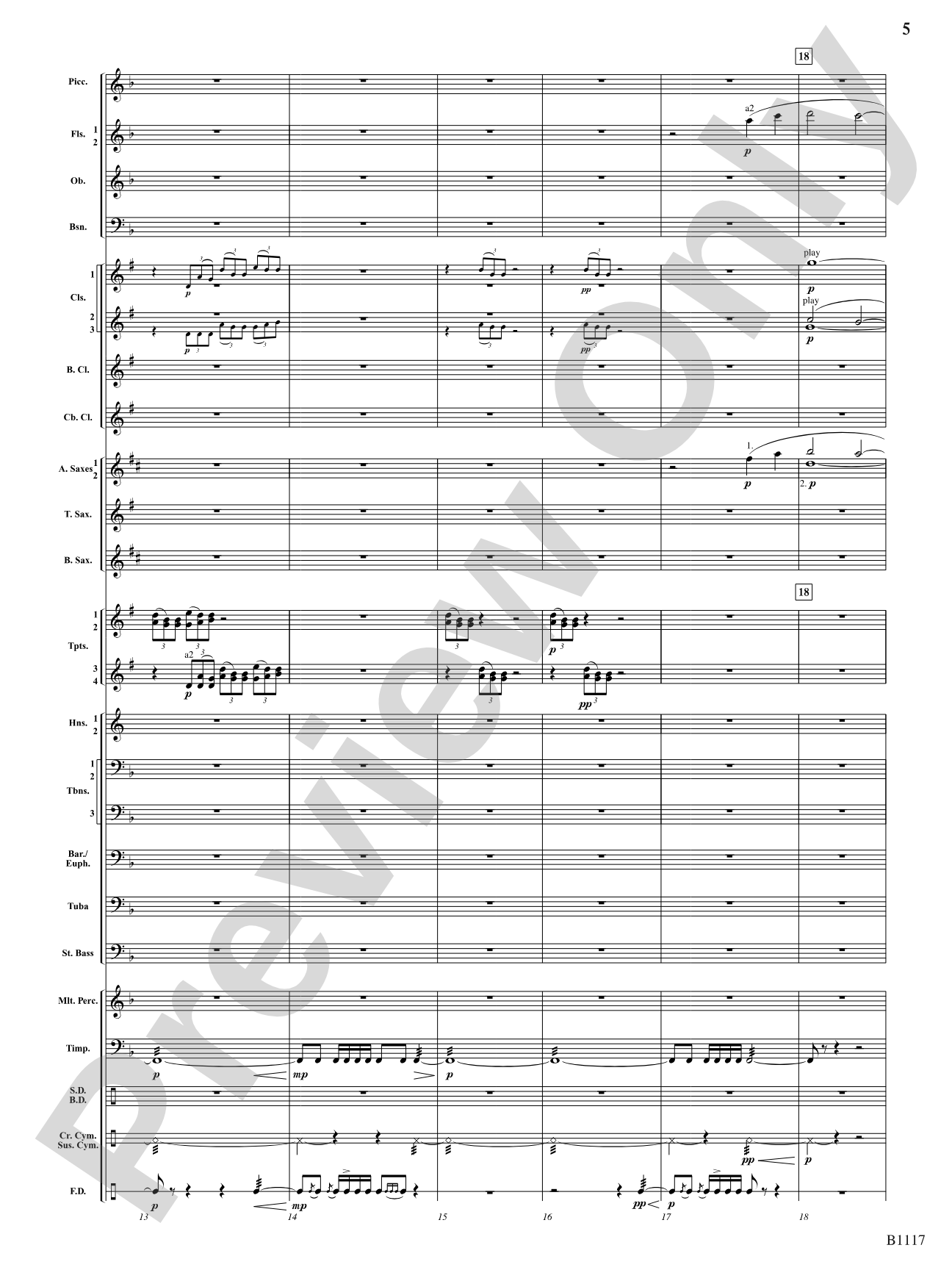 Where Valor Proudly Sleeps: Concert Band Conductor Score & Parts