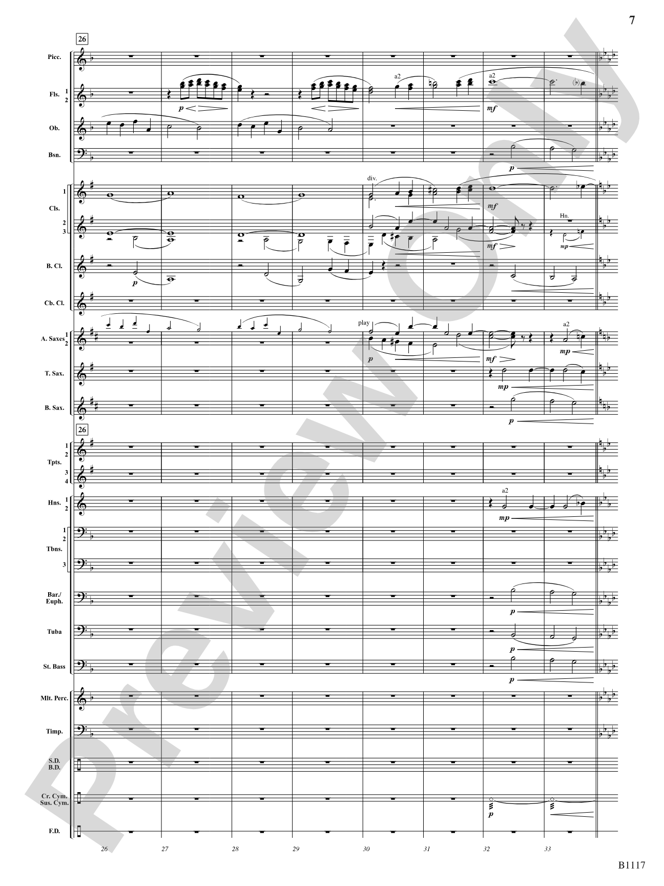 Where Valor Proudly Sleeps: Concert Band Conductor Score & Parts