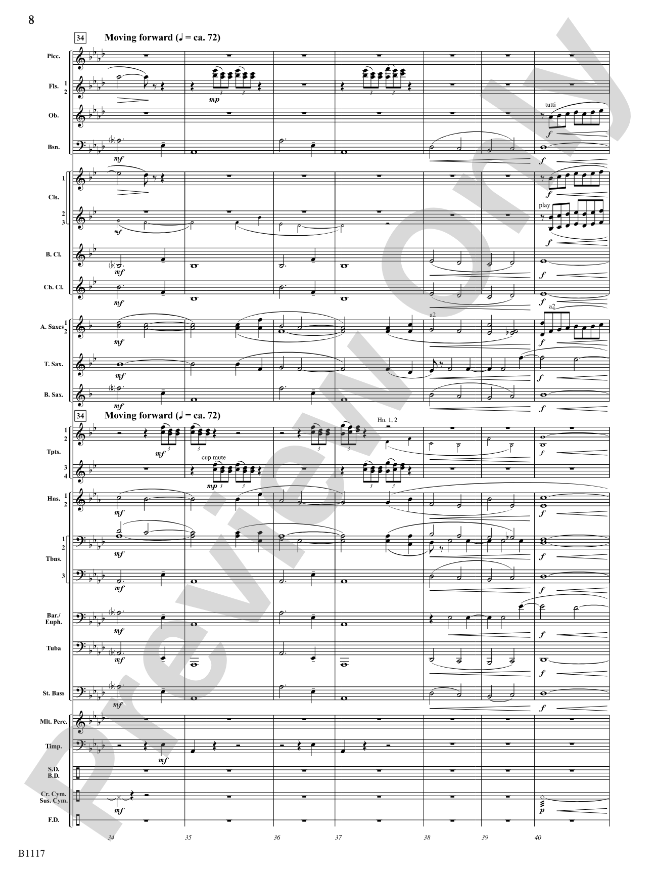 Where Valor Proudly Sleeps: Concert Band Conductor Score & Parts