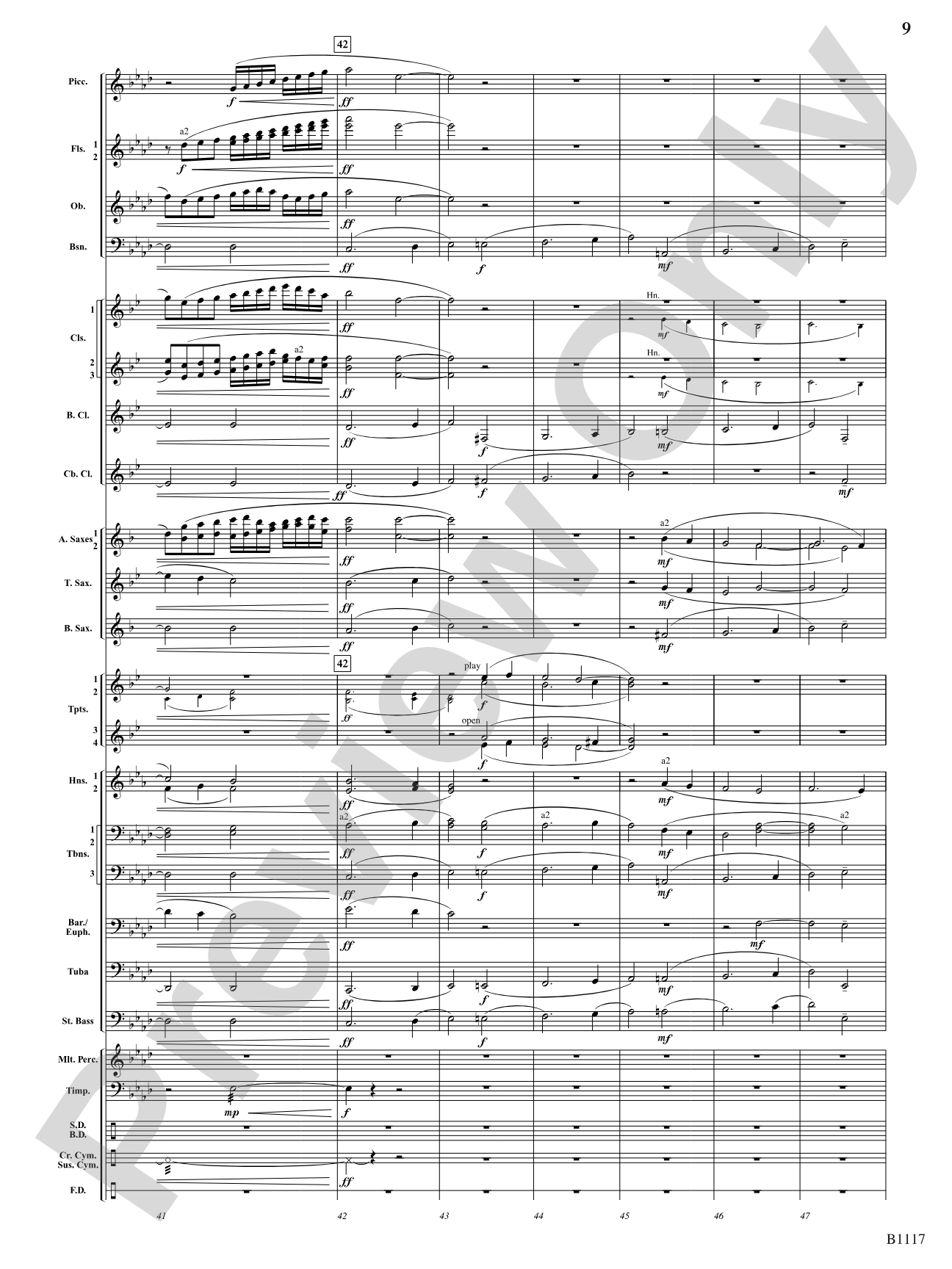 Where Valor Proudly Sleeps: Concert Band Conductor Score & Parts