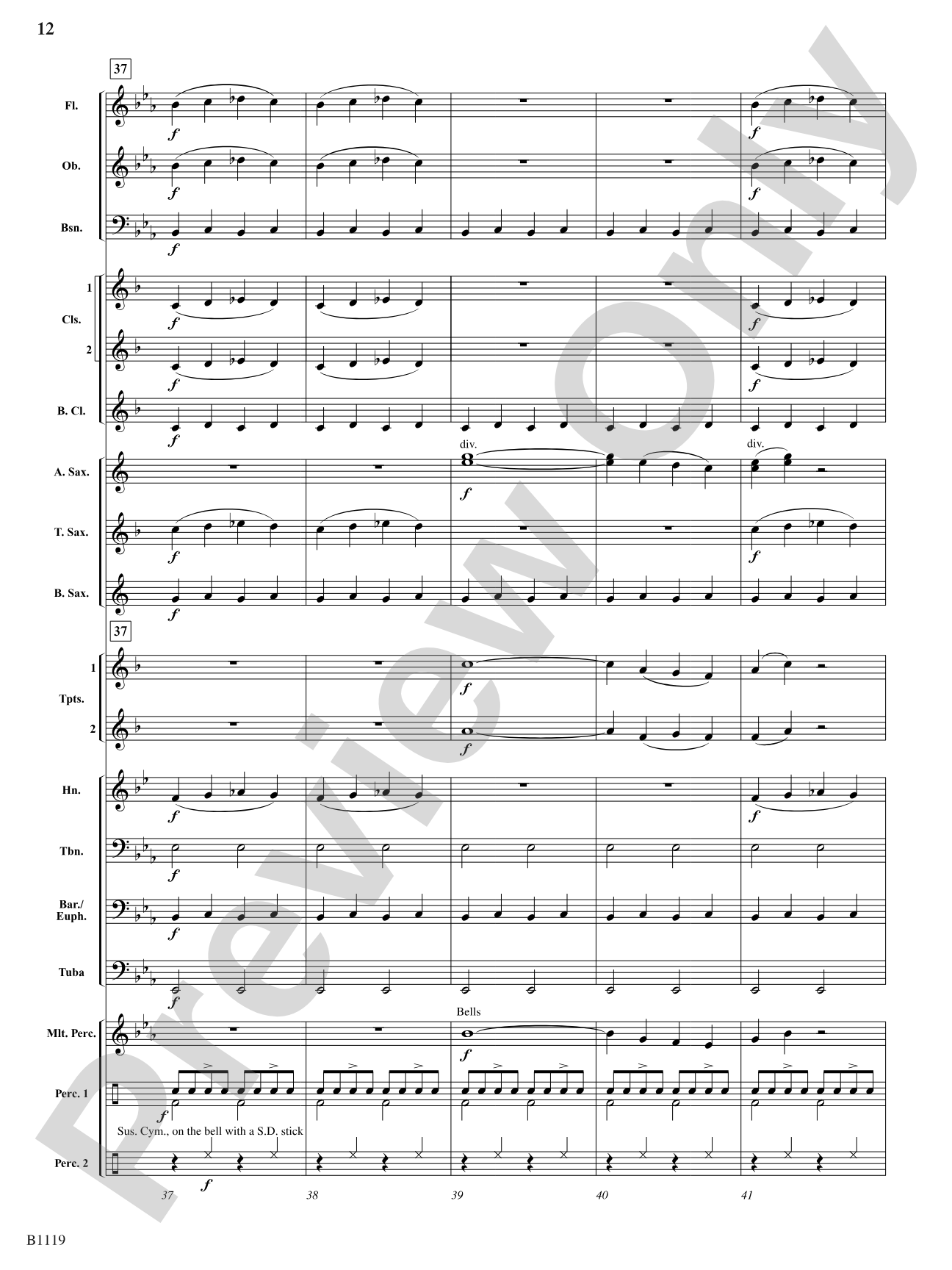 Take the Blues Train: Concert Band Conductor Score & Parts