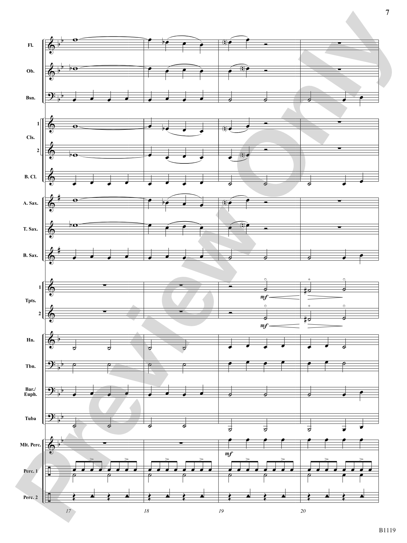Take the Blues Train: Concert Band Conductor Score & Parts