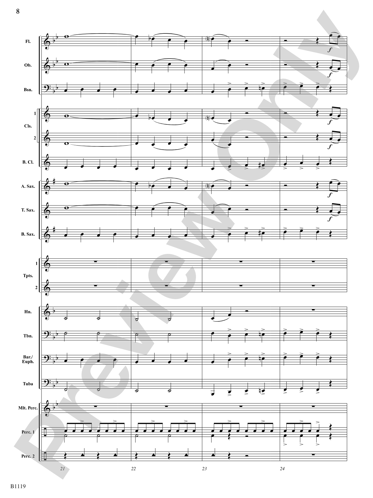 Take the Blues Train: Concert Band Conductor Score & Parts
