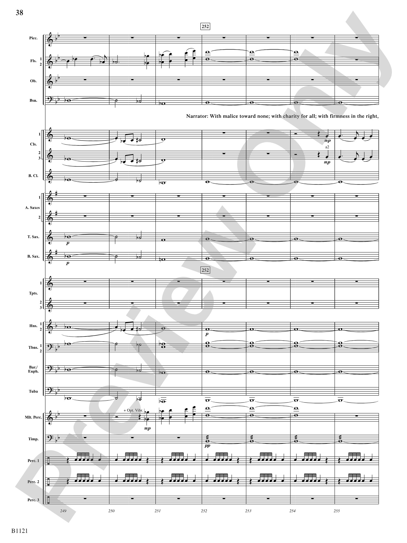 Lest We Forget (A Fantasia on Civil War Songs of the North and South): Concert Band Conductor Score & Parts