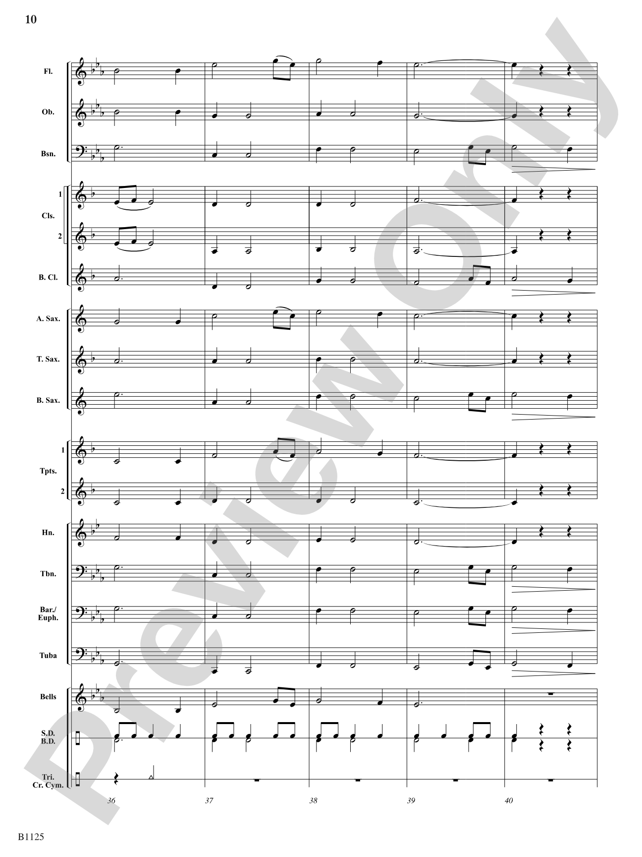 Amazing Grace: Concert Band Conductor Score & Parts