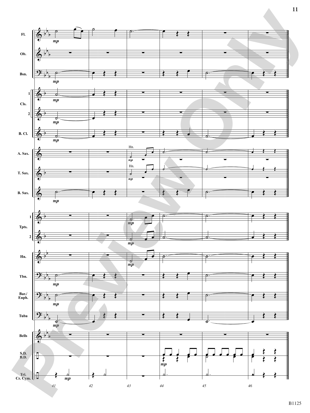 Amazing Grace: Concert Band Conductor Score & Parts