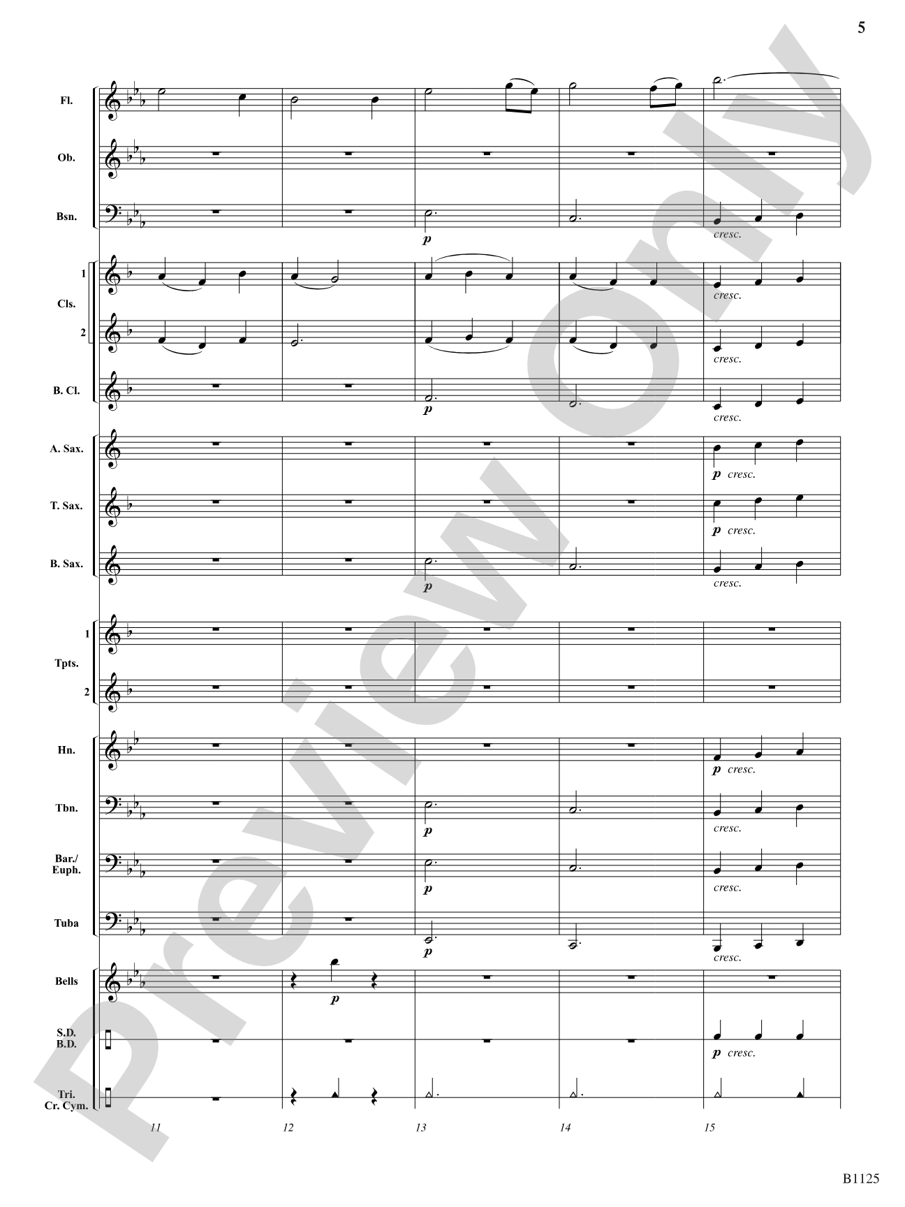 Amazing Grace: Concert Band Conductor Score & Parts