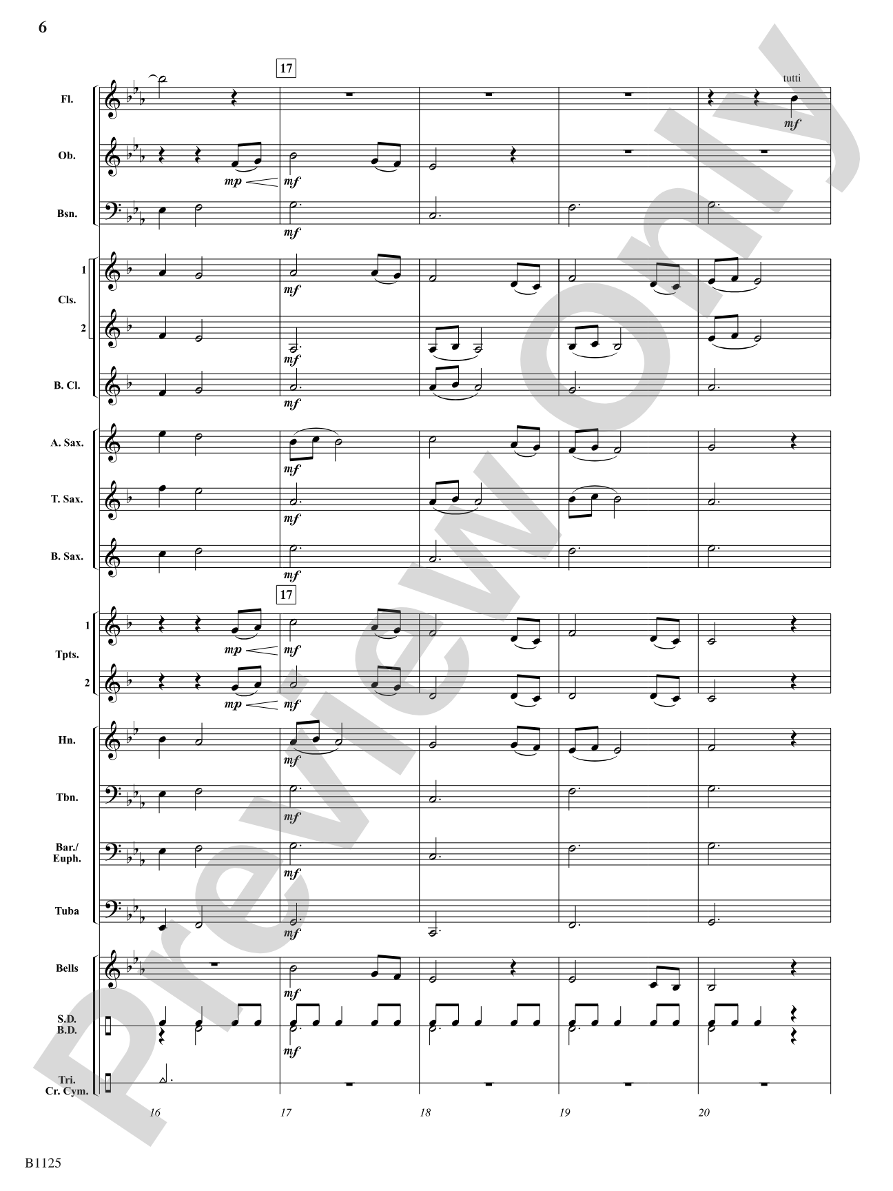 Amazing Grace: Concert Band Conductor Score & Parts