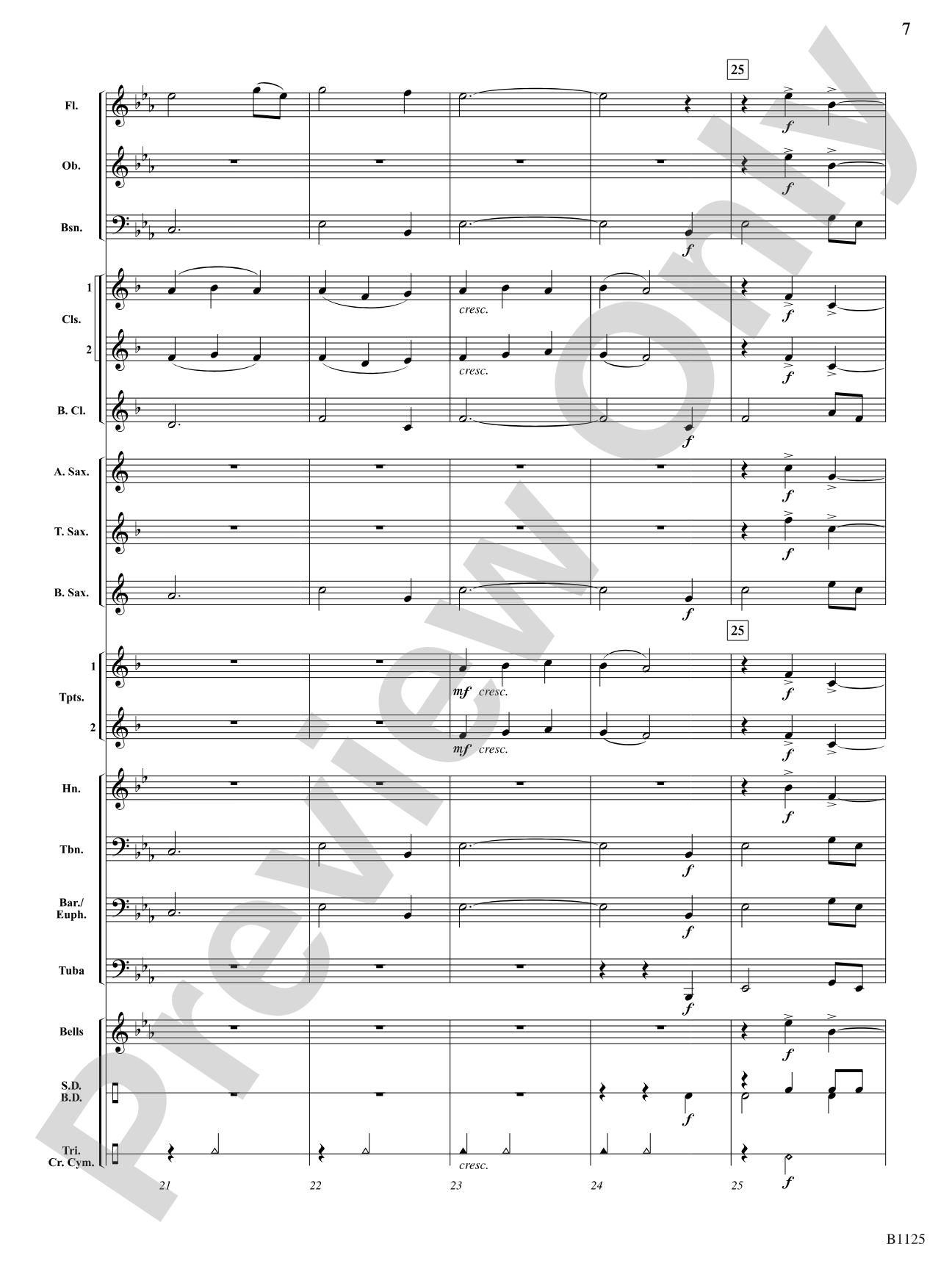 Amazing Grace: Concert Band Conductor Score & Parts