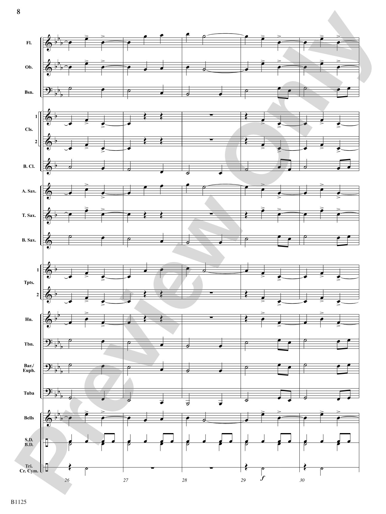 Amazing Grace: Concert Band Conductor Score & Parts