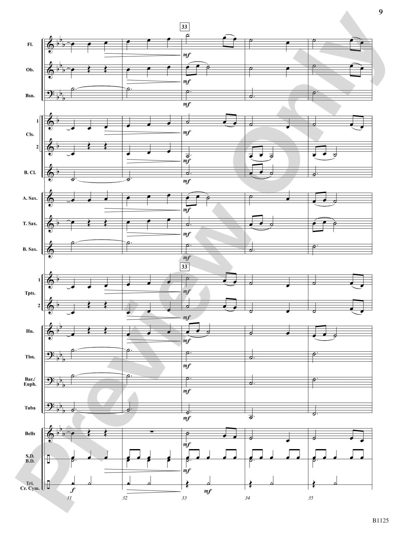 Amazing Grace: Concert Band Conductor Score & Parts
