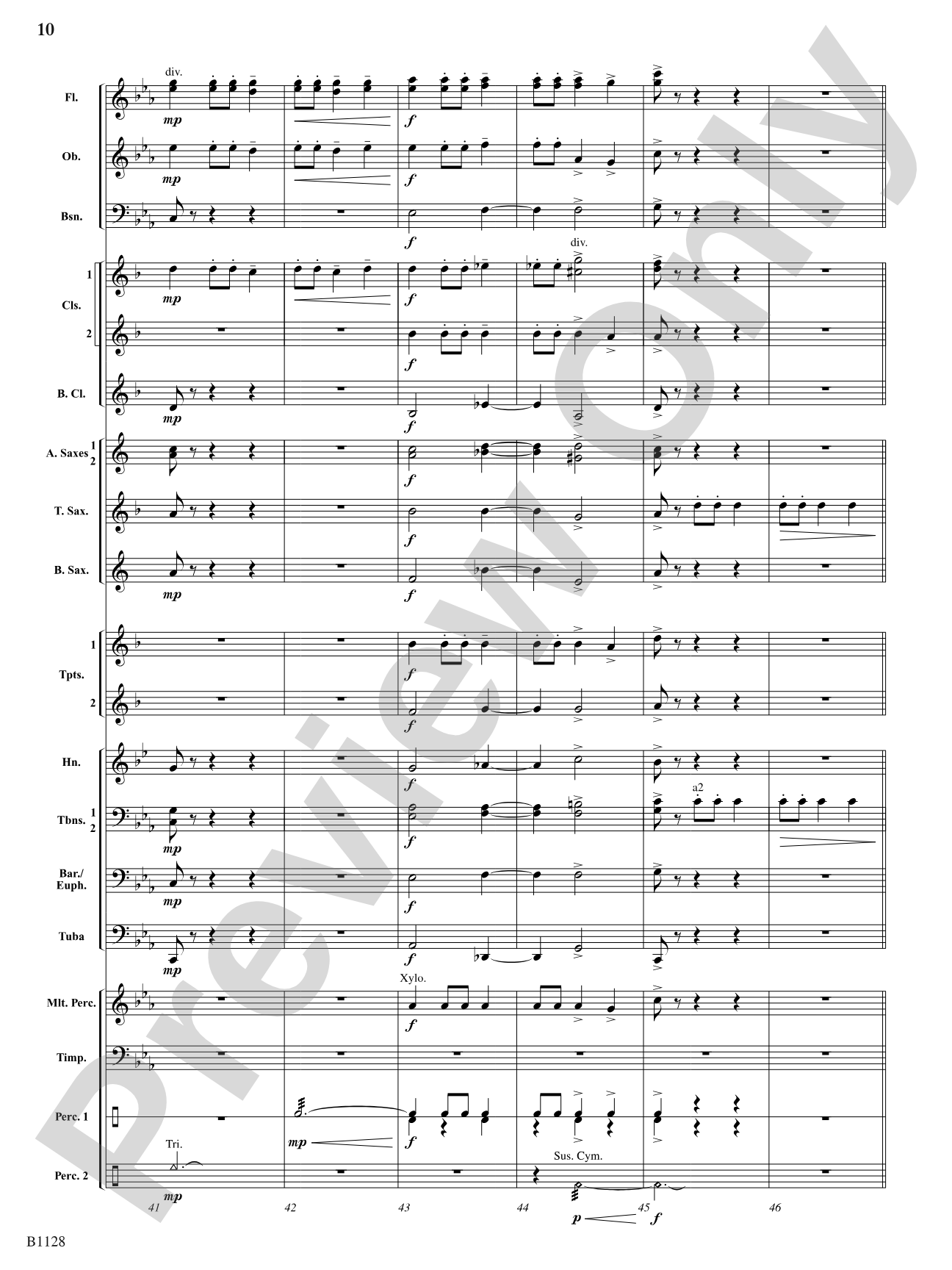 Ash Grove Variations: Concert Band Conductor Score & Parts