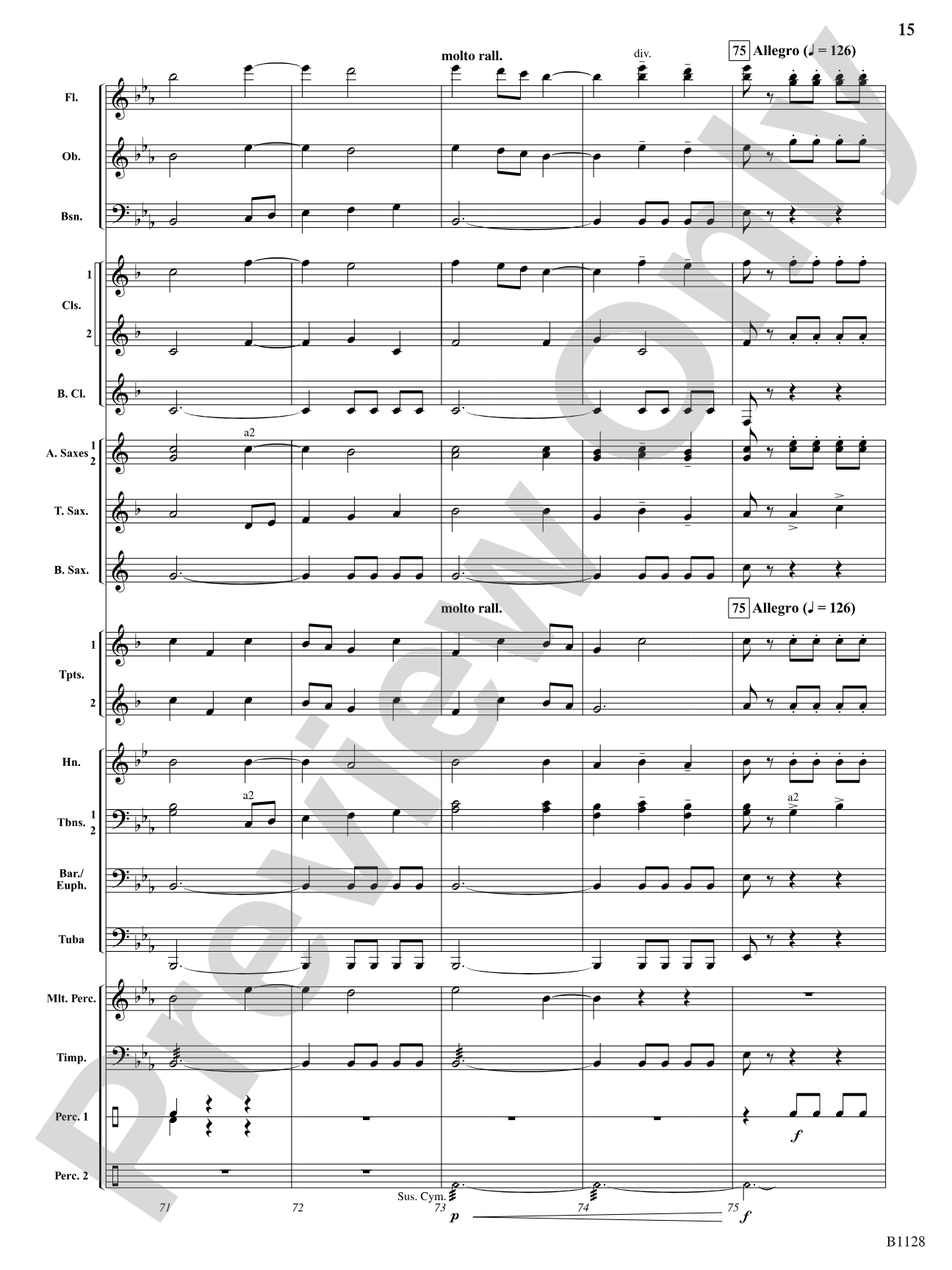 Ash Grove Variations: Concert Band Conductor Score & Parts