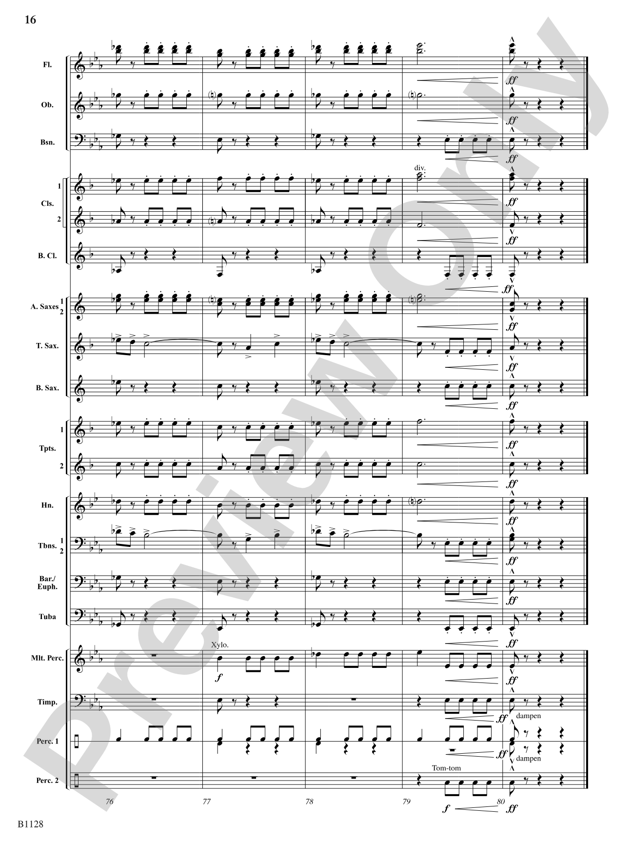 Ash Grove Variations: Concert Band Conductor Score & Parts