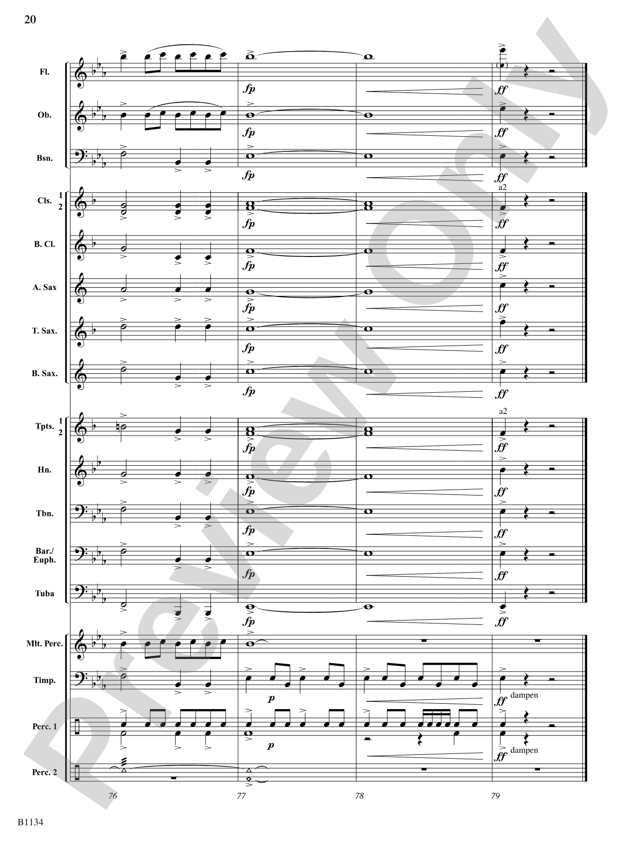Dedicatum: Concert Band Conductor Score & Parts