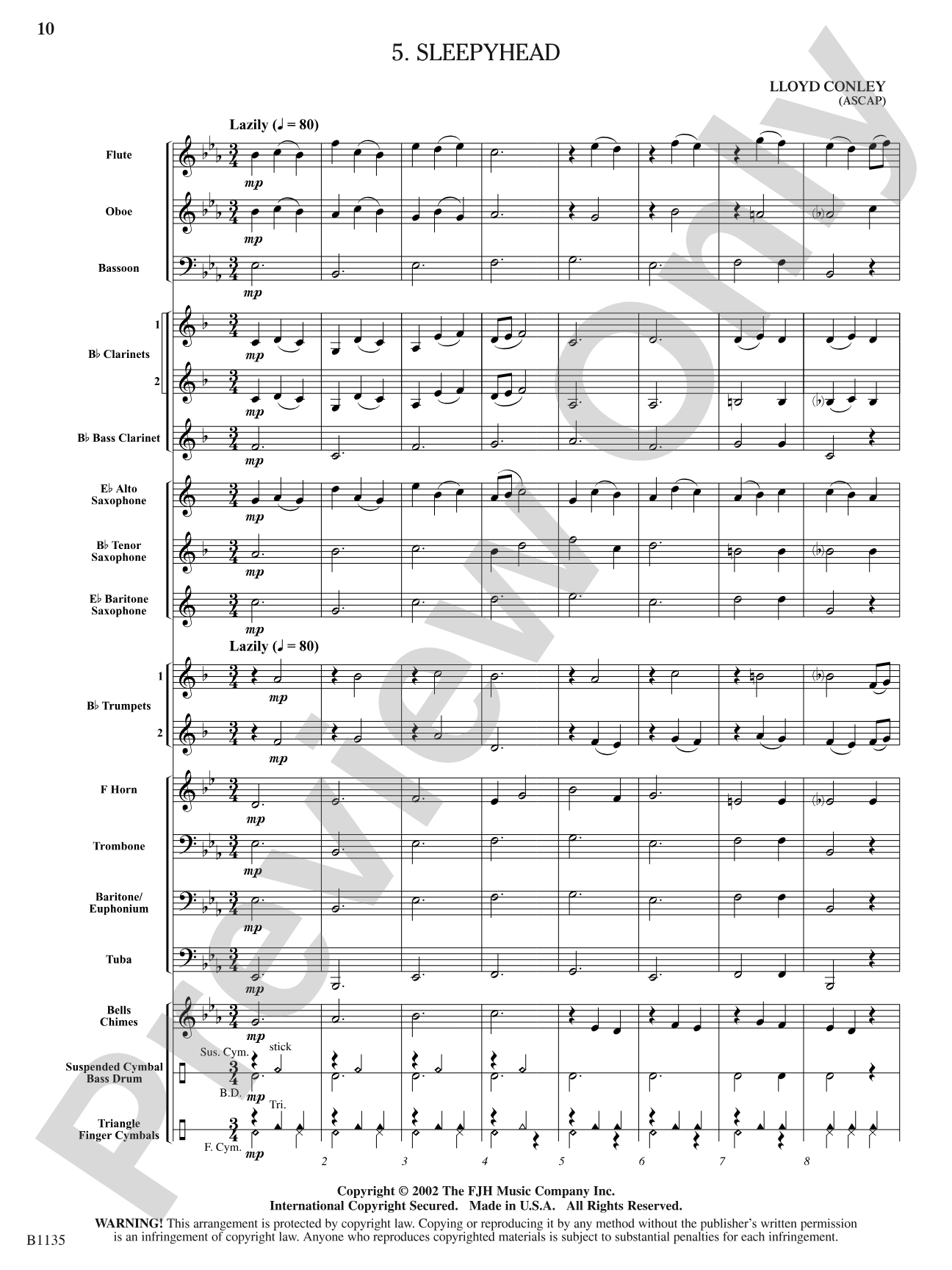 Six Tone Builders, Set 1: Concert Band Conductor Score & Parts