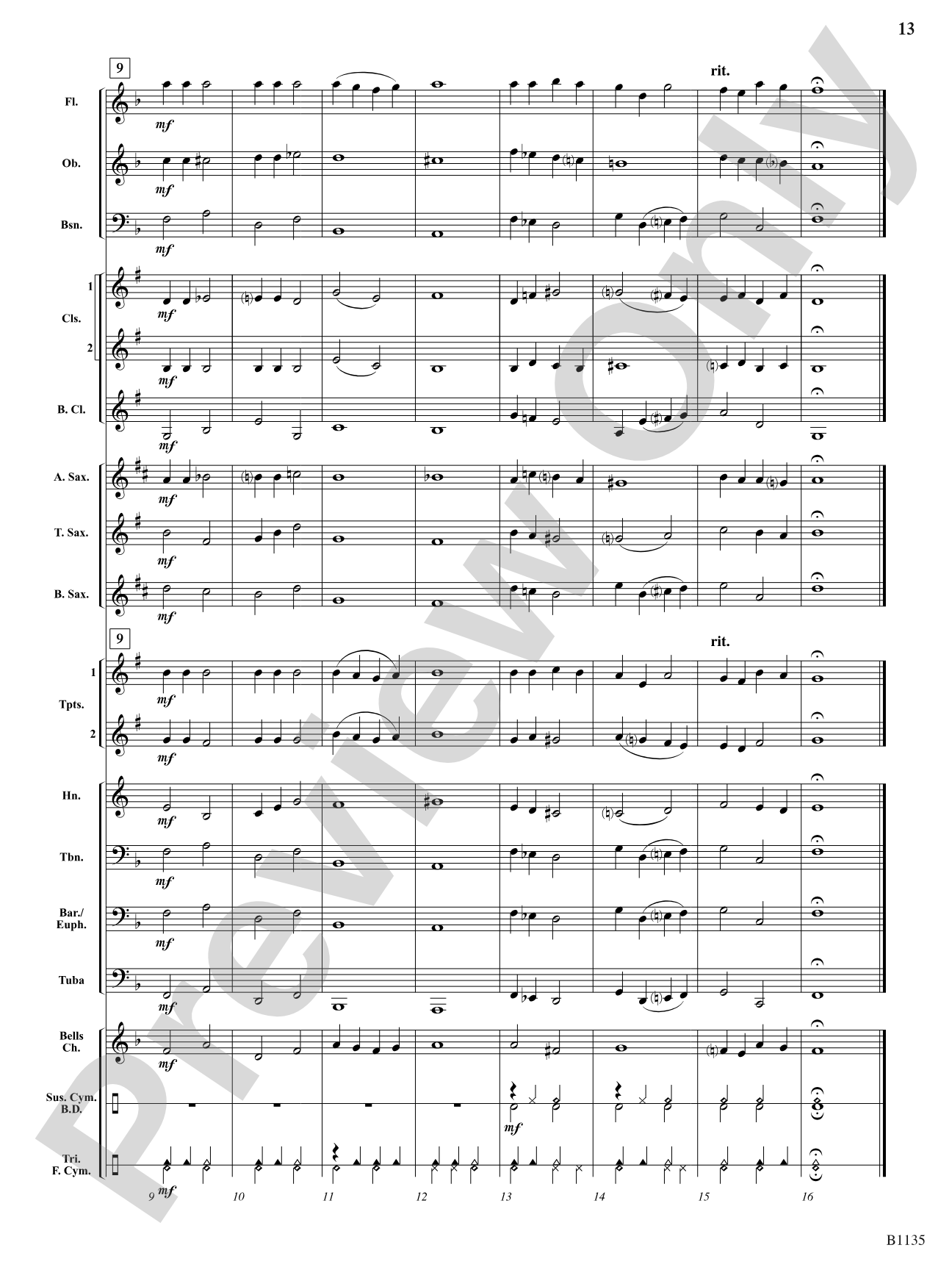 Six Tone Builders, Set 1: Concert Band Conductor Score & Parts