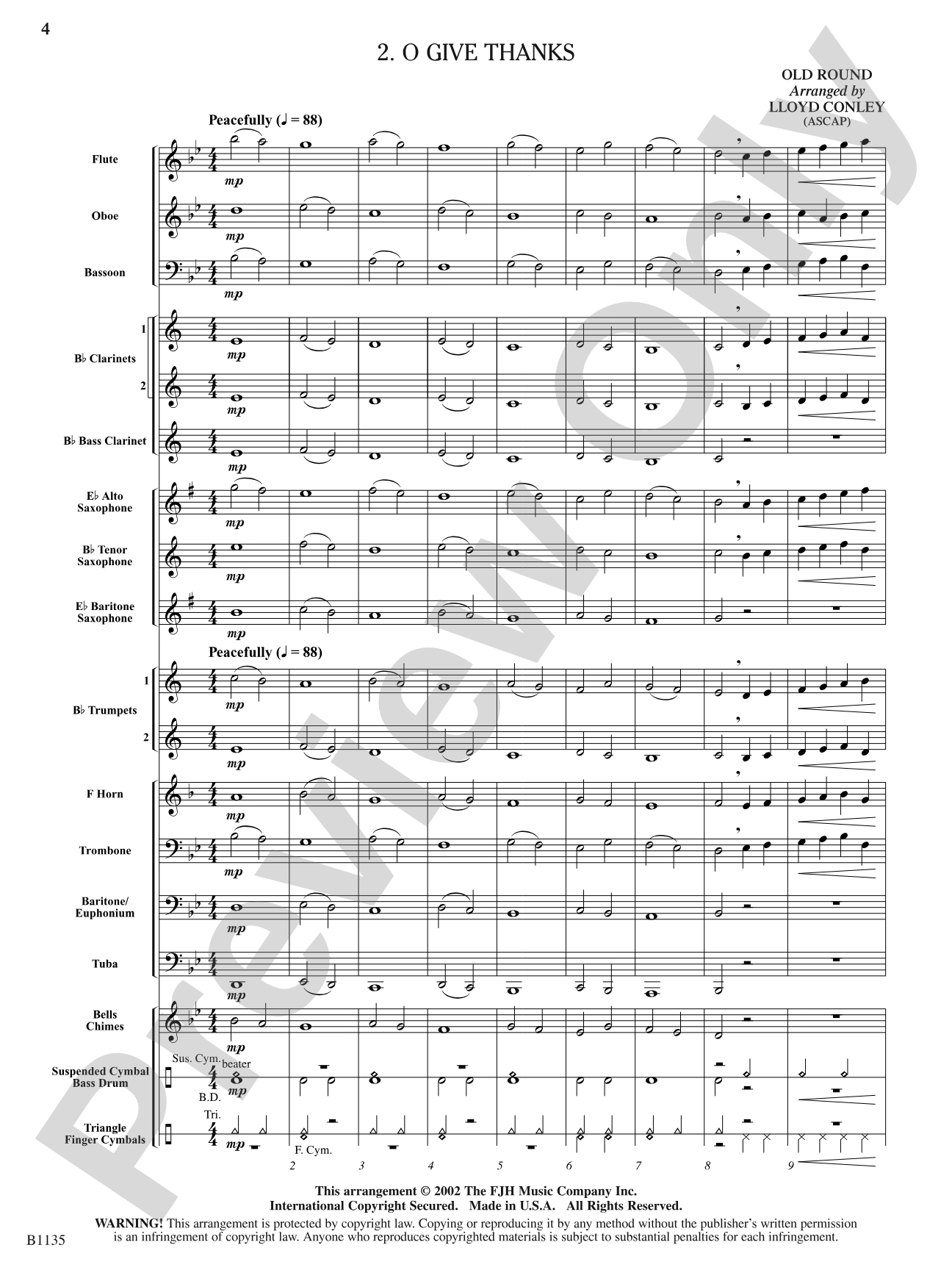 Six Tone Builders, Set 1: Concert Band Conductor Score & Parts