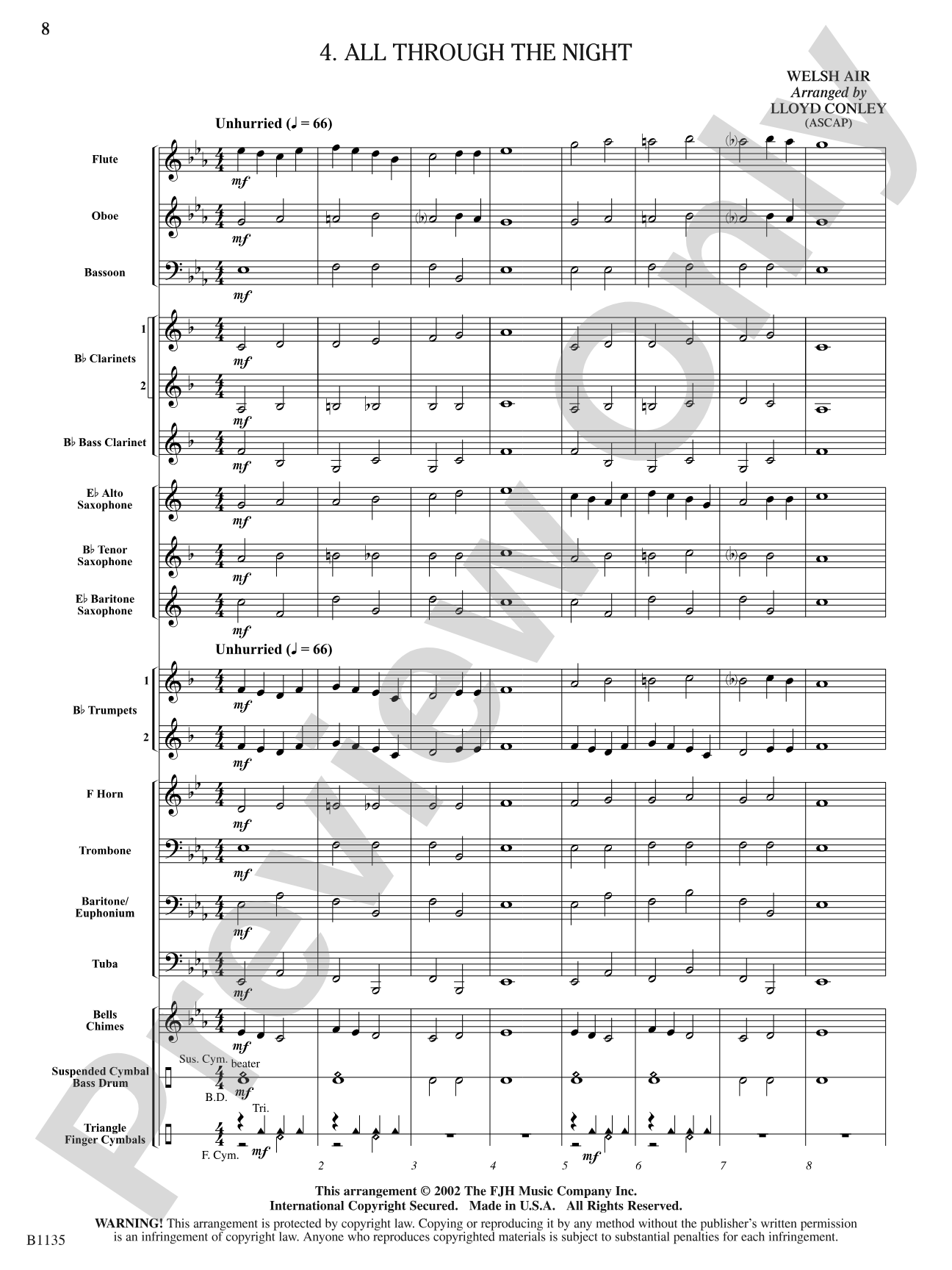 Six Tone Builders, Set 1: Concert Band Conductor Score & Parts