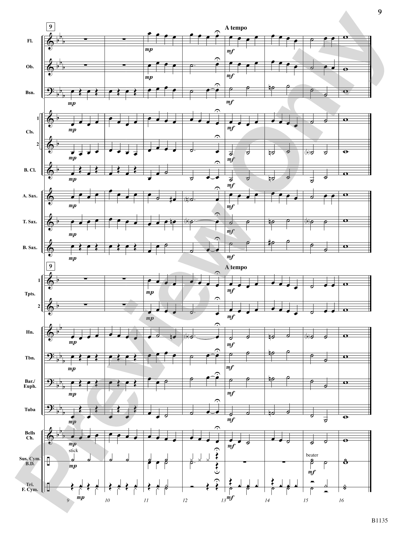 Six Tone Builders, Set 1: Concert Band Conductor Score & Parts