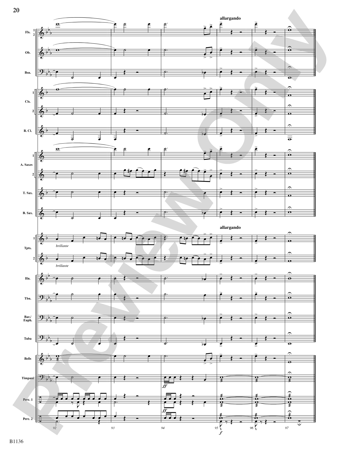 Call to Glory: Concert Band Conductor Score & Parts
