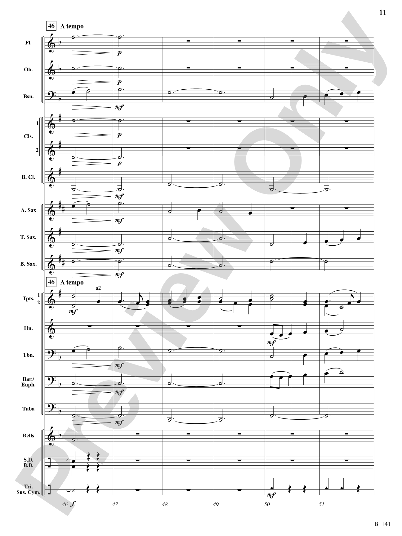Quietly Come and Whisper: Concert Band Conductor Score & Parts