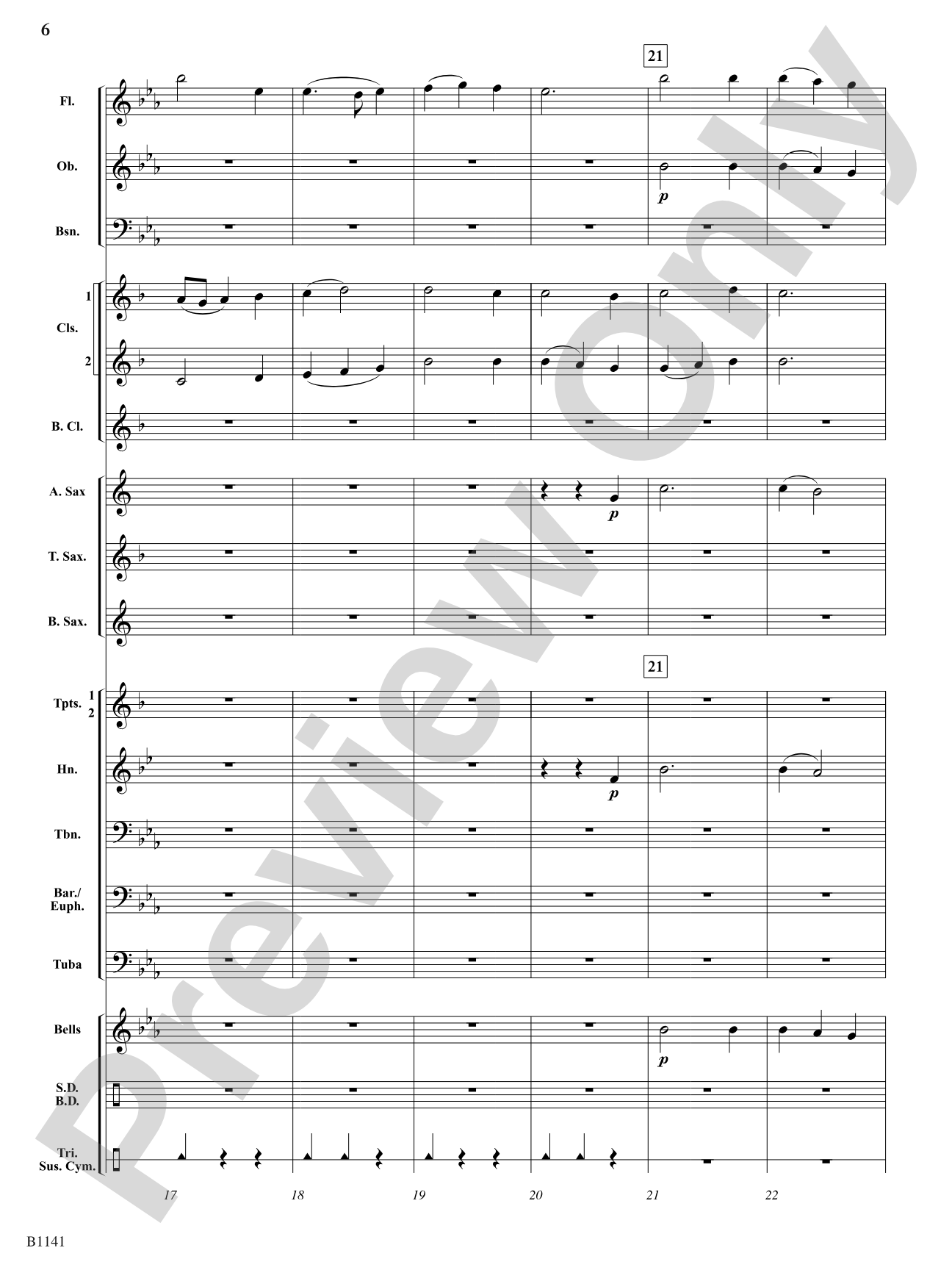 Quietly Come and Whisper: Concert Band Conductor Score & Parts
