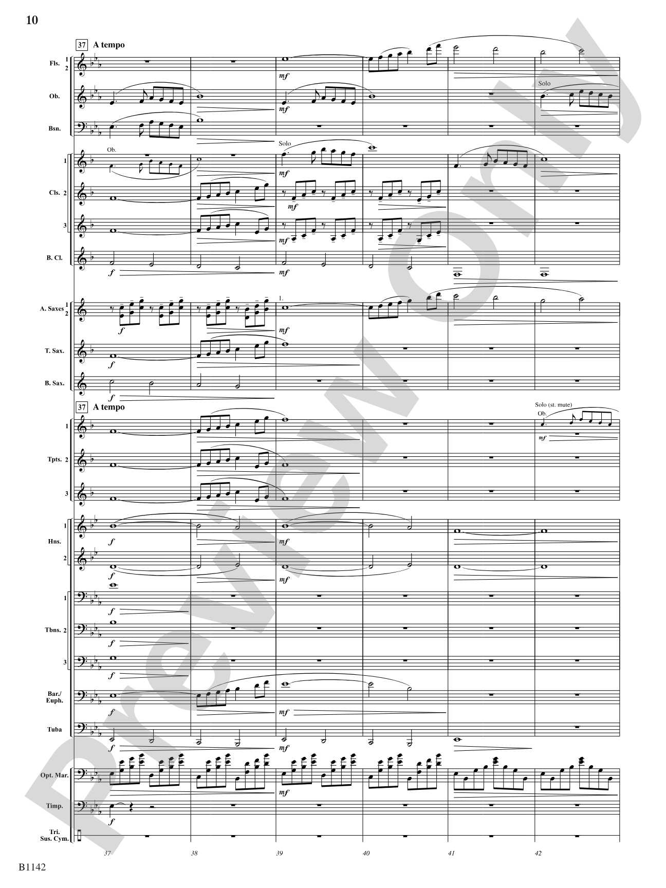 Intermezzo (from Georges Bizet's opera Carmen): Concert Band Conductor Score & Parts