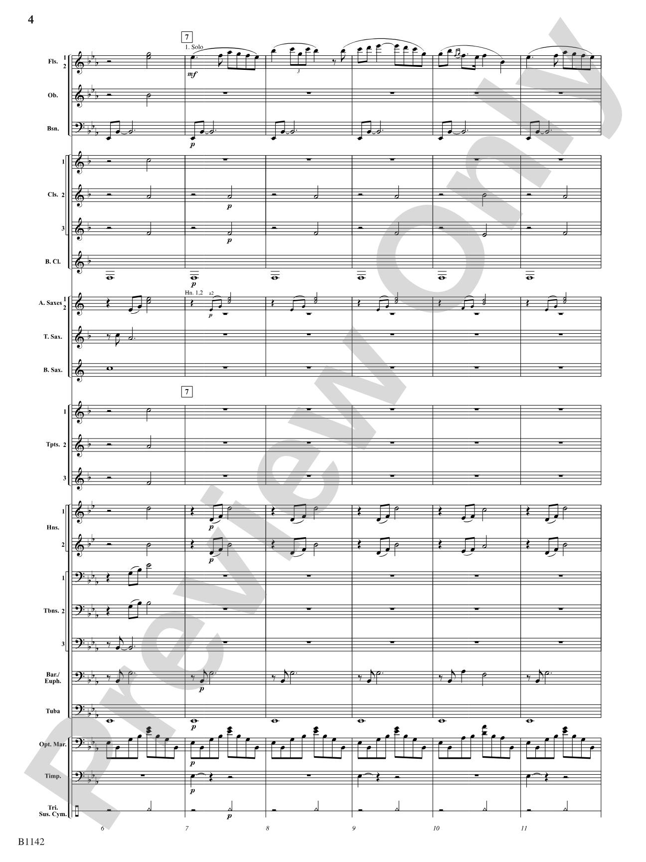 Intermezzo (from Georges Bizet's opera Carmen): Concert Band Conductor Score & Parts