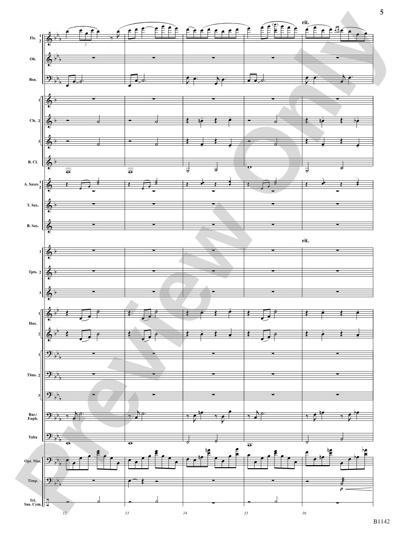 Intermezzo (from Georges Bizet's opera Carmen): Concert Band Conductor Score & Parts