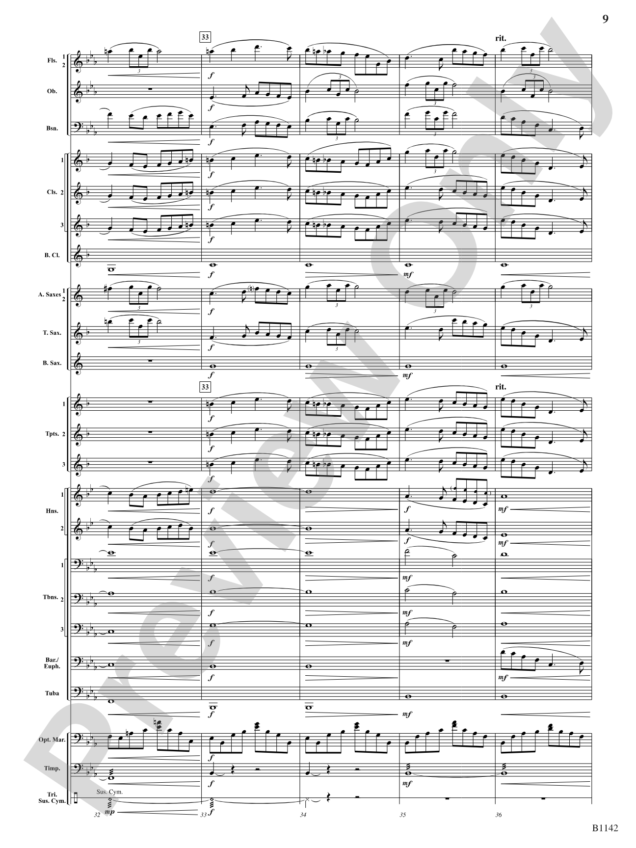 Intermezzo (from Georges Bizet's opera Carmen): Concert Band Conductor Score & Parts