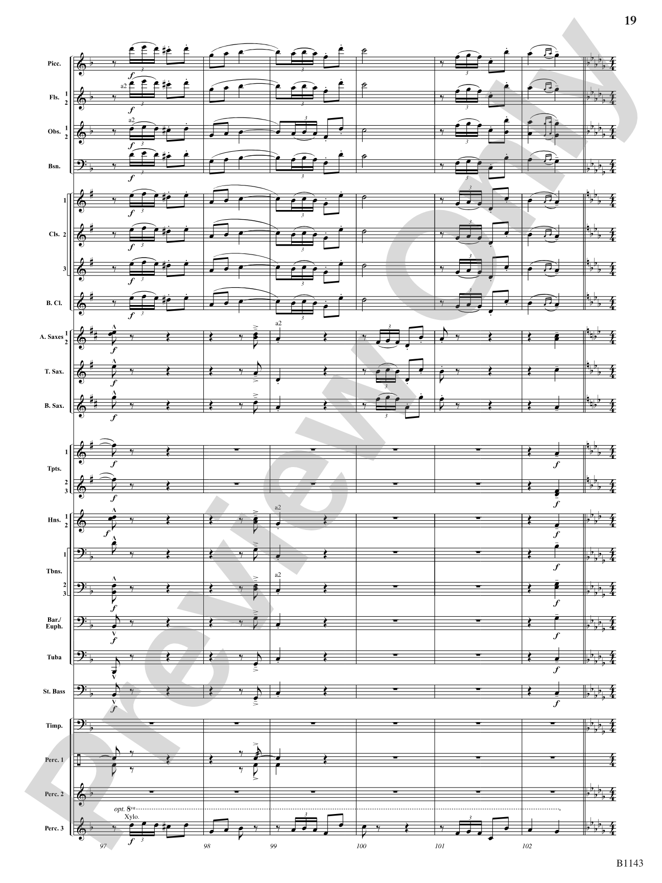 A Touch of Carmen: Concert Band Conductor Score & Parts