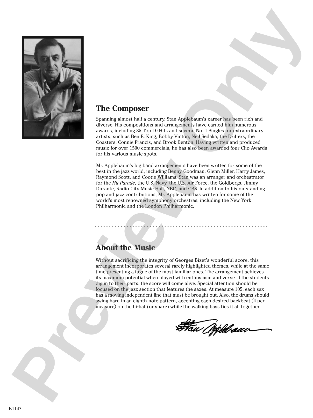 A Touch of Carmen: Concert Band Conductor Score & Parts