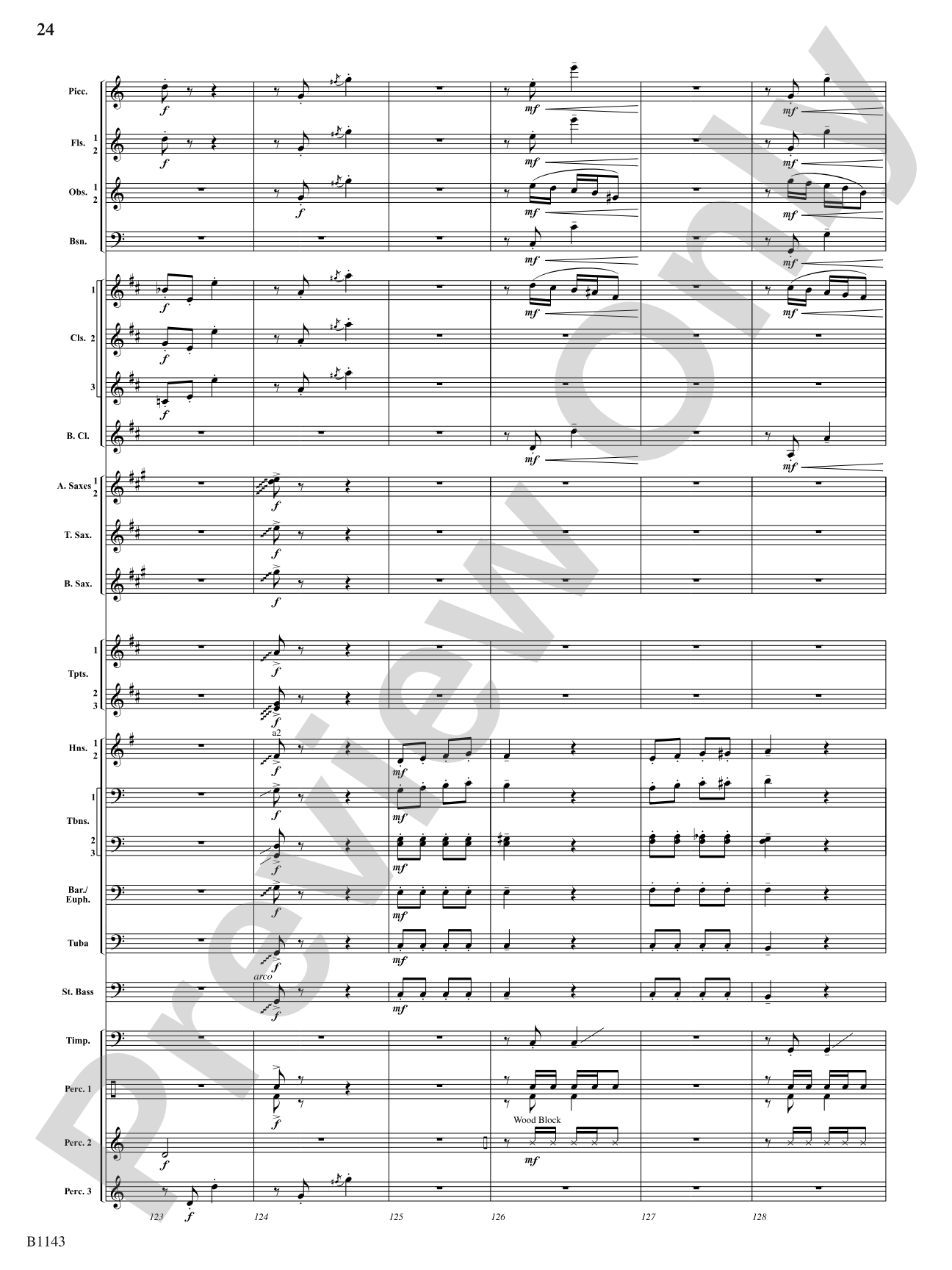 A Touch of Carmen: Concert Band Conductor Score & Parts
