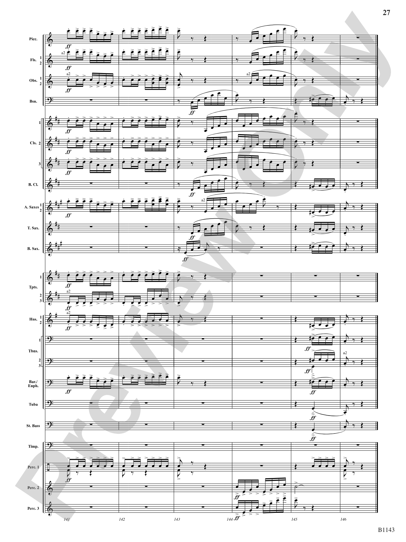 A Touch of Carmen: Concert Band Conductor Score & Parts