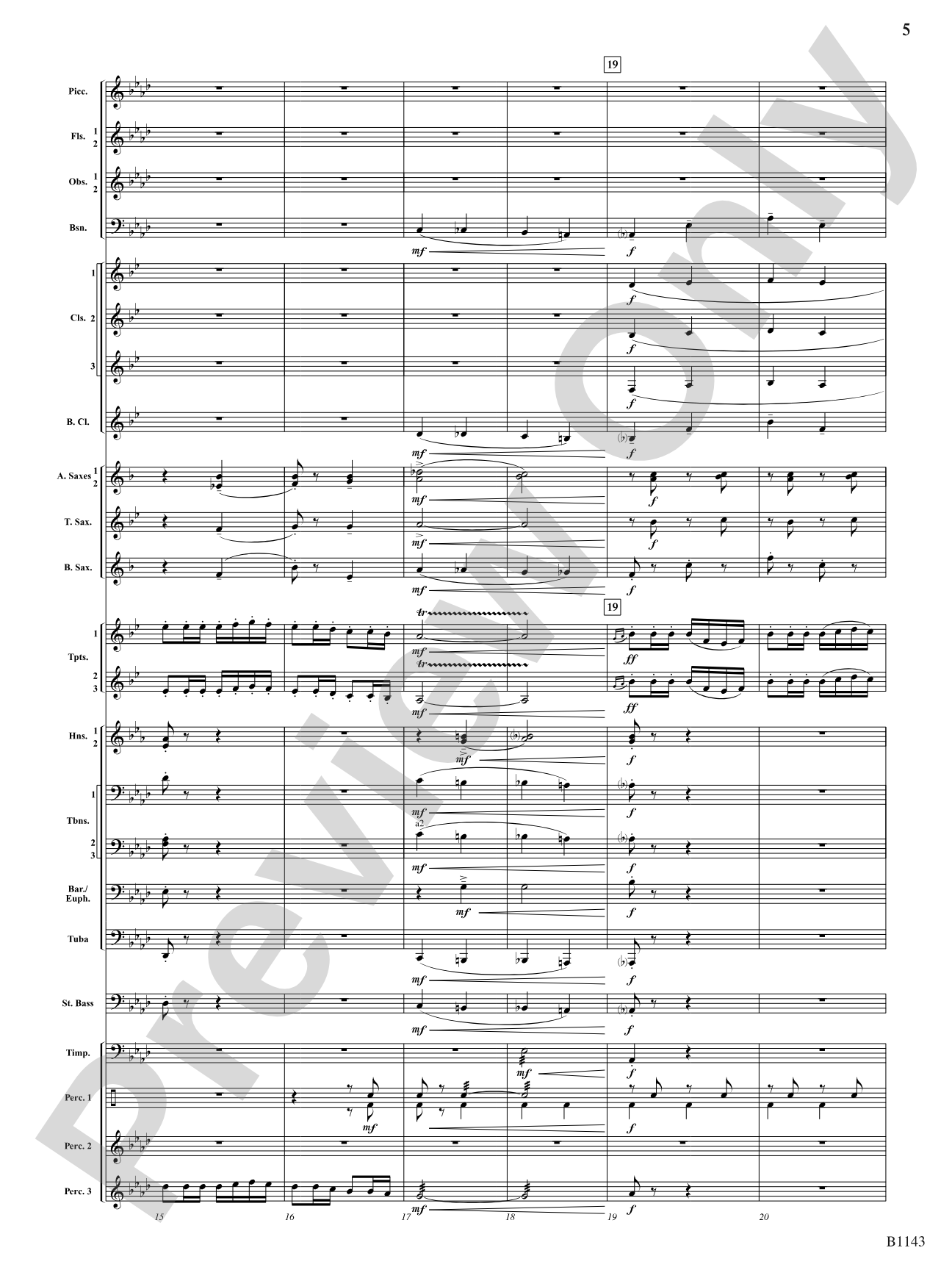 A Touch of Carmen: Concert Band Conductor Score & Parts